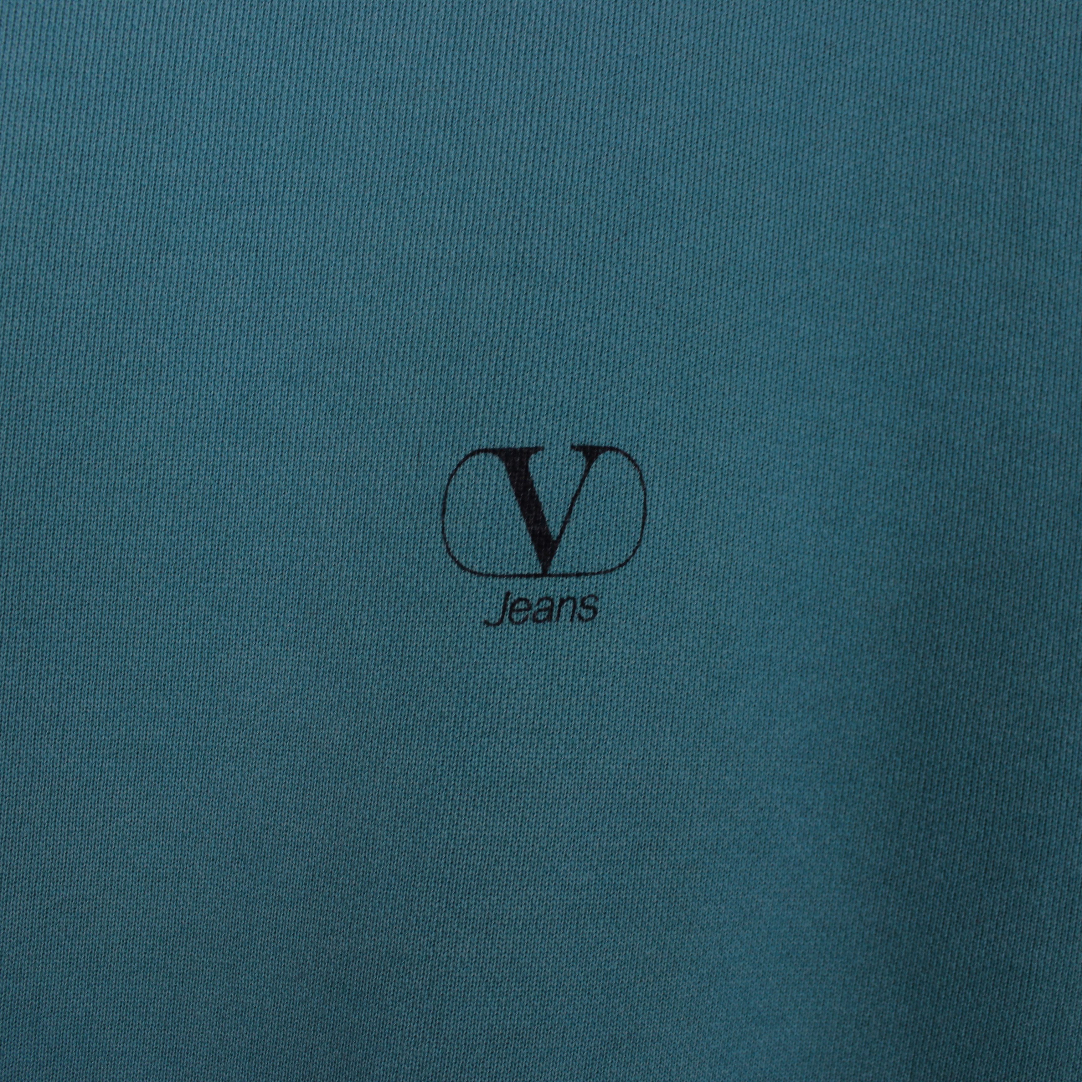 Valentino Valentino jeans sweatshirt L XL men purple white Size US L / EU 52-54 / 3 - 4 Thumbnail
