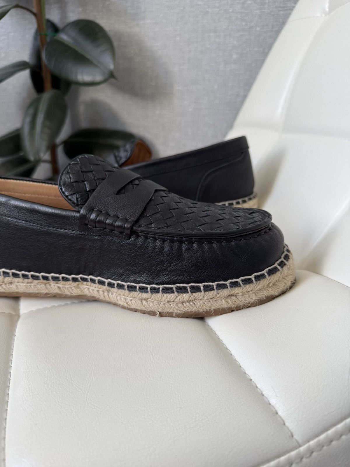 Bottega Veneta Bottega Veneta Woven Leather Loafers Shoes Espadrille Sole Size US 8 / EU 41 - 6 Thumbnail