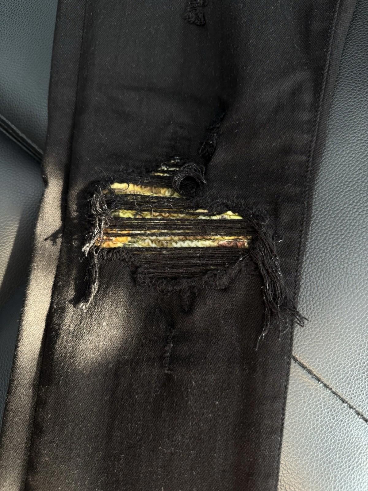 Amiri Size 31 - Amiri Black Jeans $1290 Retail Denim Color Patch Size US 31 - 3 Thumbnail