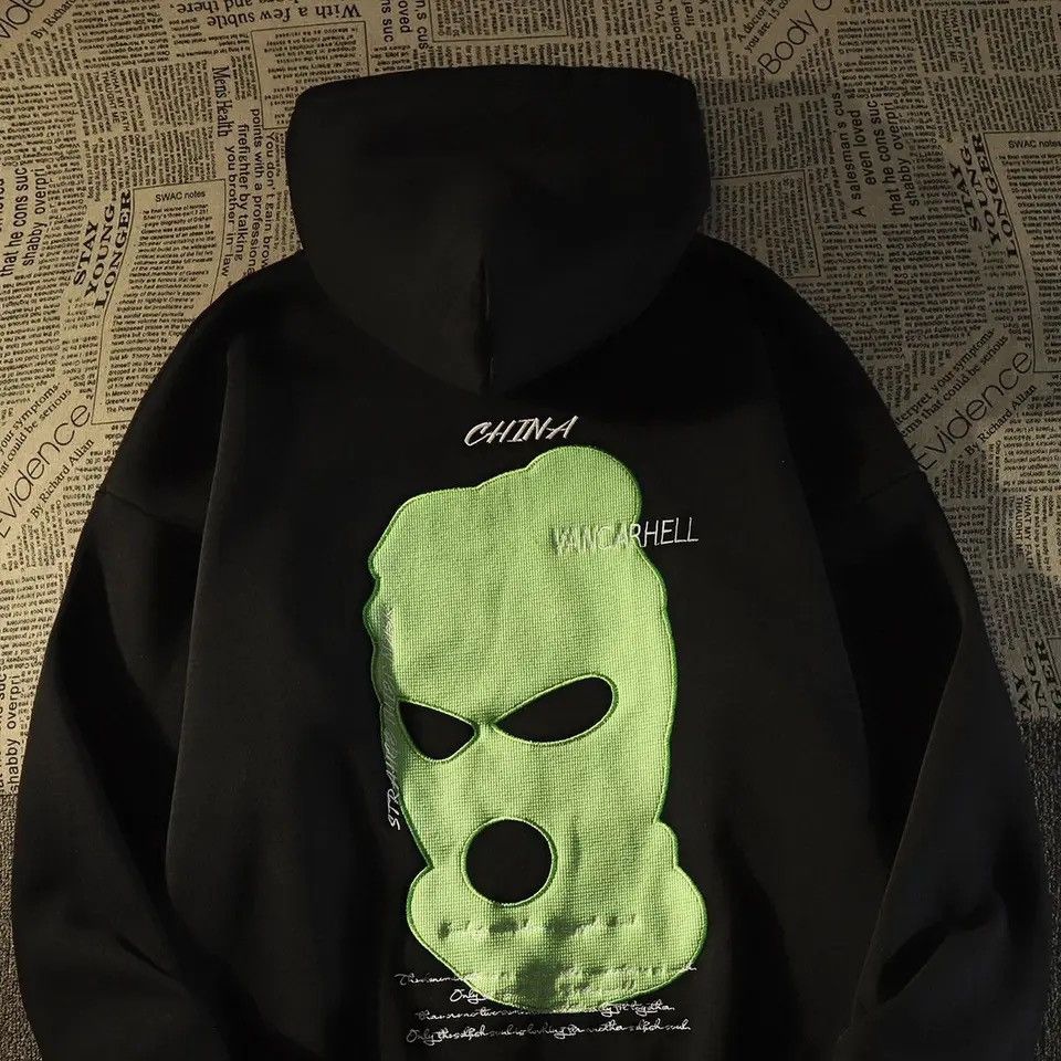 Designer × Japanese Brand Streetwear Sweatshirt Hoodie Hip Hop Style with face mask Size US XL / EU 56 / 4 - 1 Thumbnail