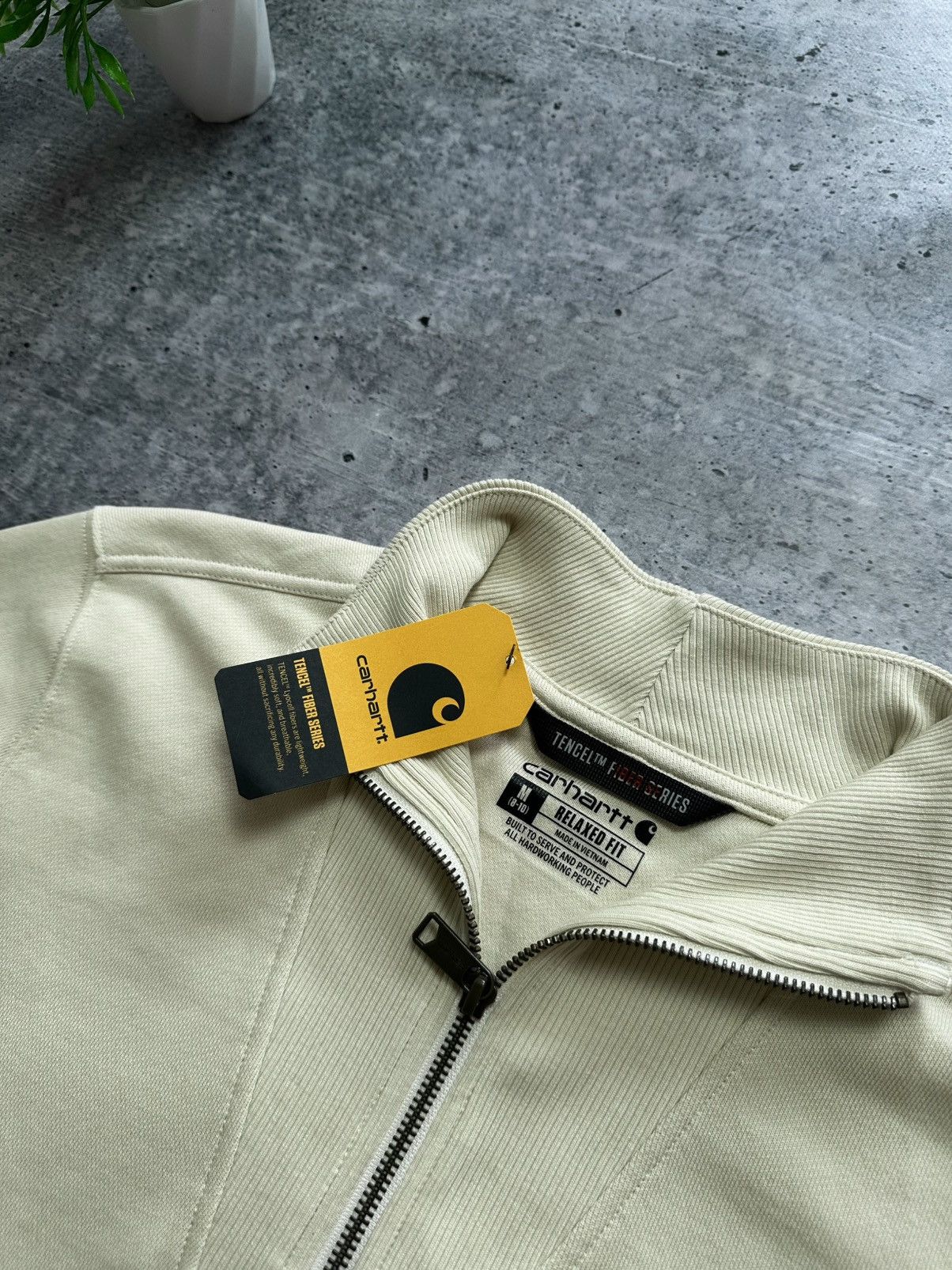 Carhartt Wip Carhartt WIP TENCEL Fiber Half-Zip Hype Y2K Sweatshirt Size M / US 6-8 / IT 42-44 - 6 Thumbnail