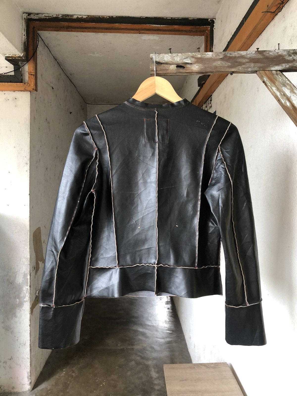 Japanese Brand Rare❗️Wooxoom Bondage Punk Pvc Jacket If Six Was Nine Size M / US 6-8 / IT 42-44 - 2 Thumbnail