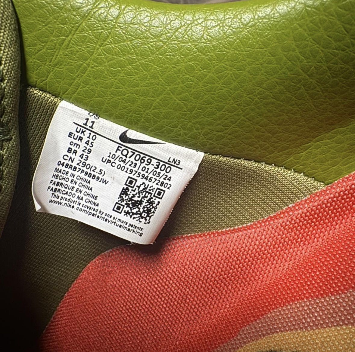 Cactus Plant Flea Market NIKE CPFM “Moss” Size US 11 / EU 44 - 3 Thumbnail