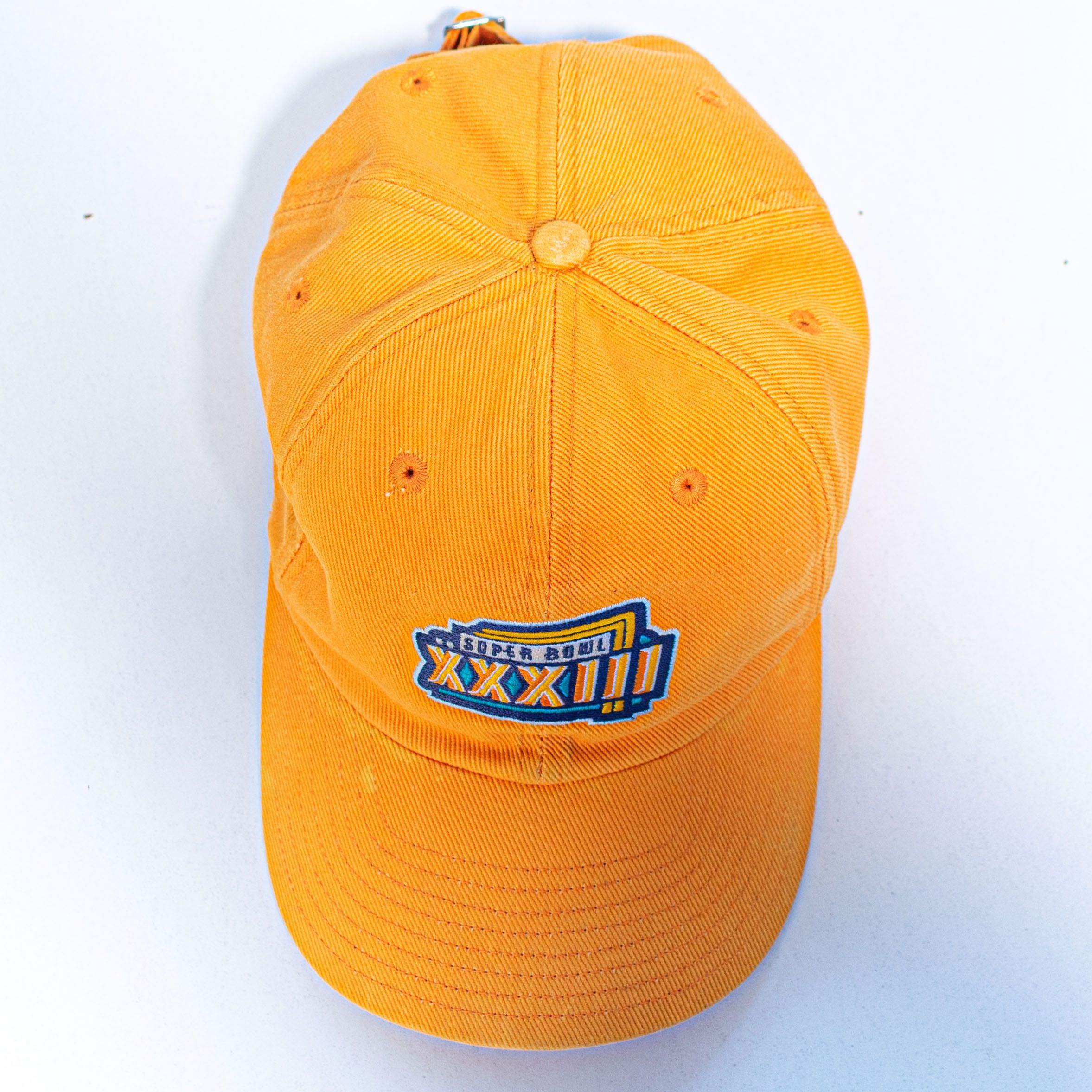 Nike 1999 Super Bowl XXXII Nike Swoosh Hat Strap Back VTG Size ONE SIZE - 7 Thumbnail