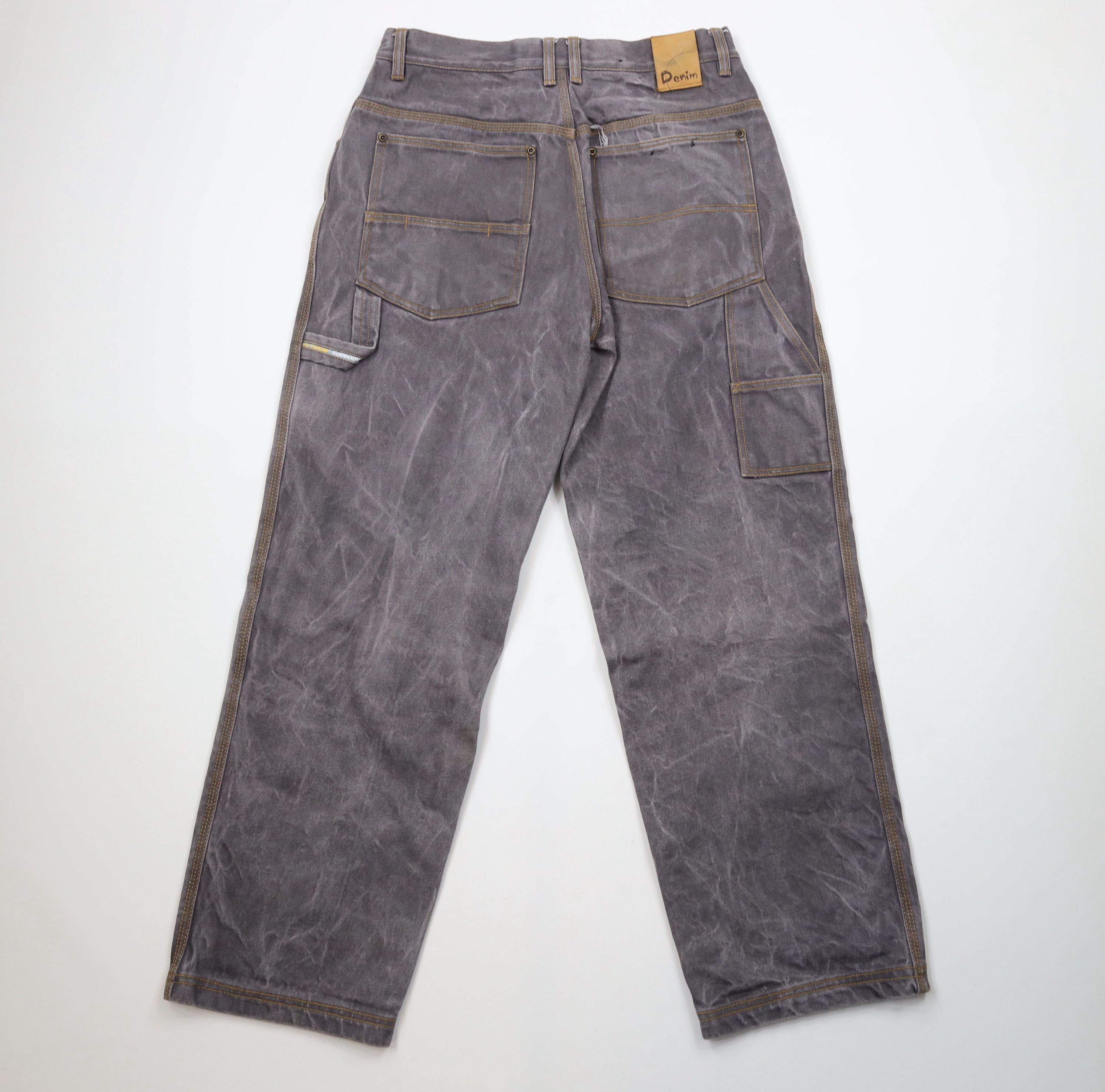 Vintage Vintage 90s Y2K Streetwear Fit Wide Leg Denim Jeans Gray Size US 32 / EU 48 - 7 Thumbnail