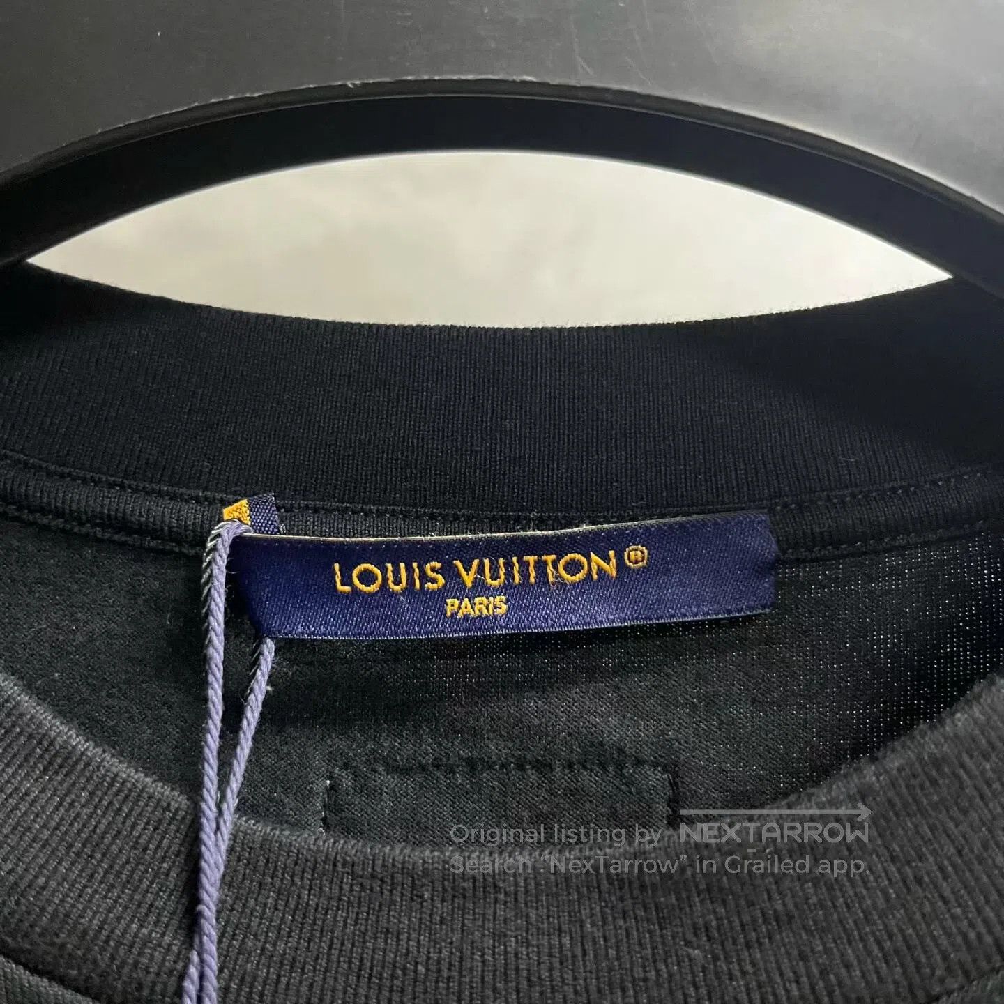 Louis Vuitton Louis Vuitton Solid-color embroidered short-sleeved T-shir Size US L / EU 52-54 / 3 - 2 Thumbnail