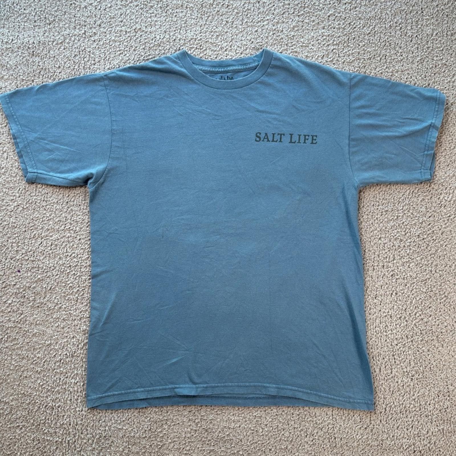 Other Salt Life Oceans Revenge Blue Graphic T-Shirt Mens M Octopus Size US M / EU 48-50 / 2 - 2 Thumbnail