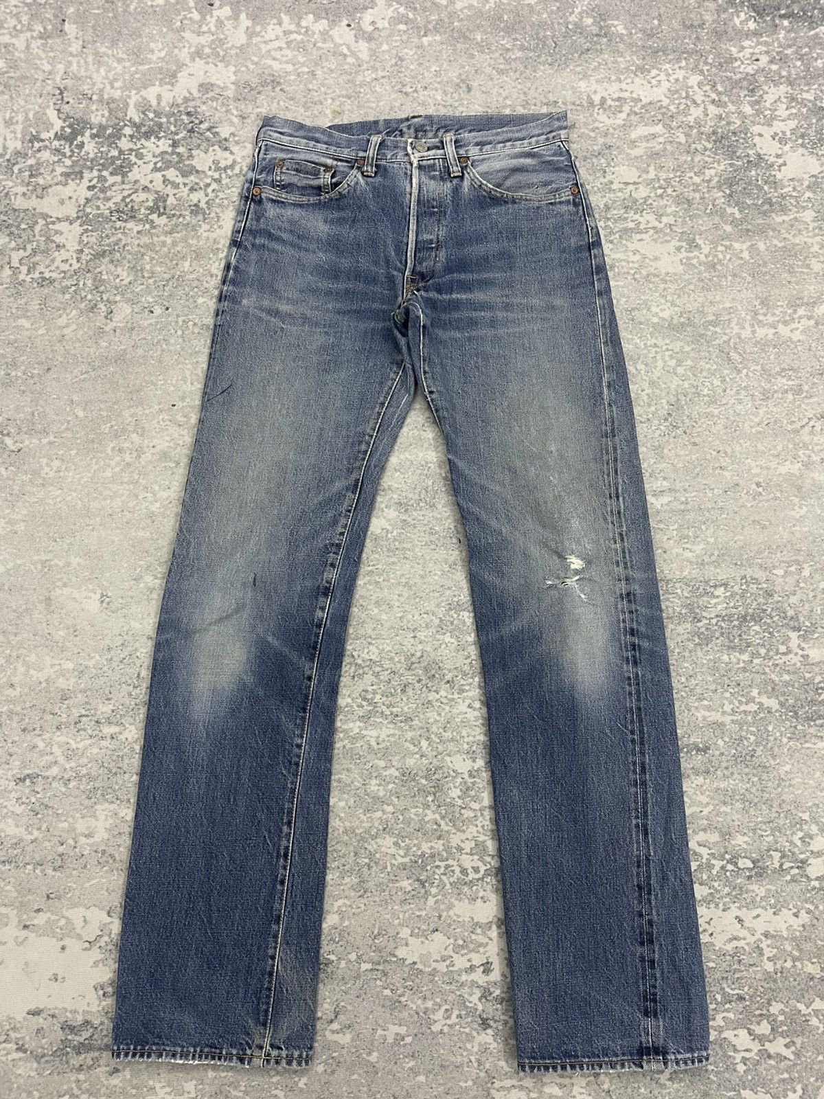 Studio D'Artisan Vintage Studio D'Artisan x Quadro G-001 Selvedge Jeans Size US 31 - 1 Thumbnail