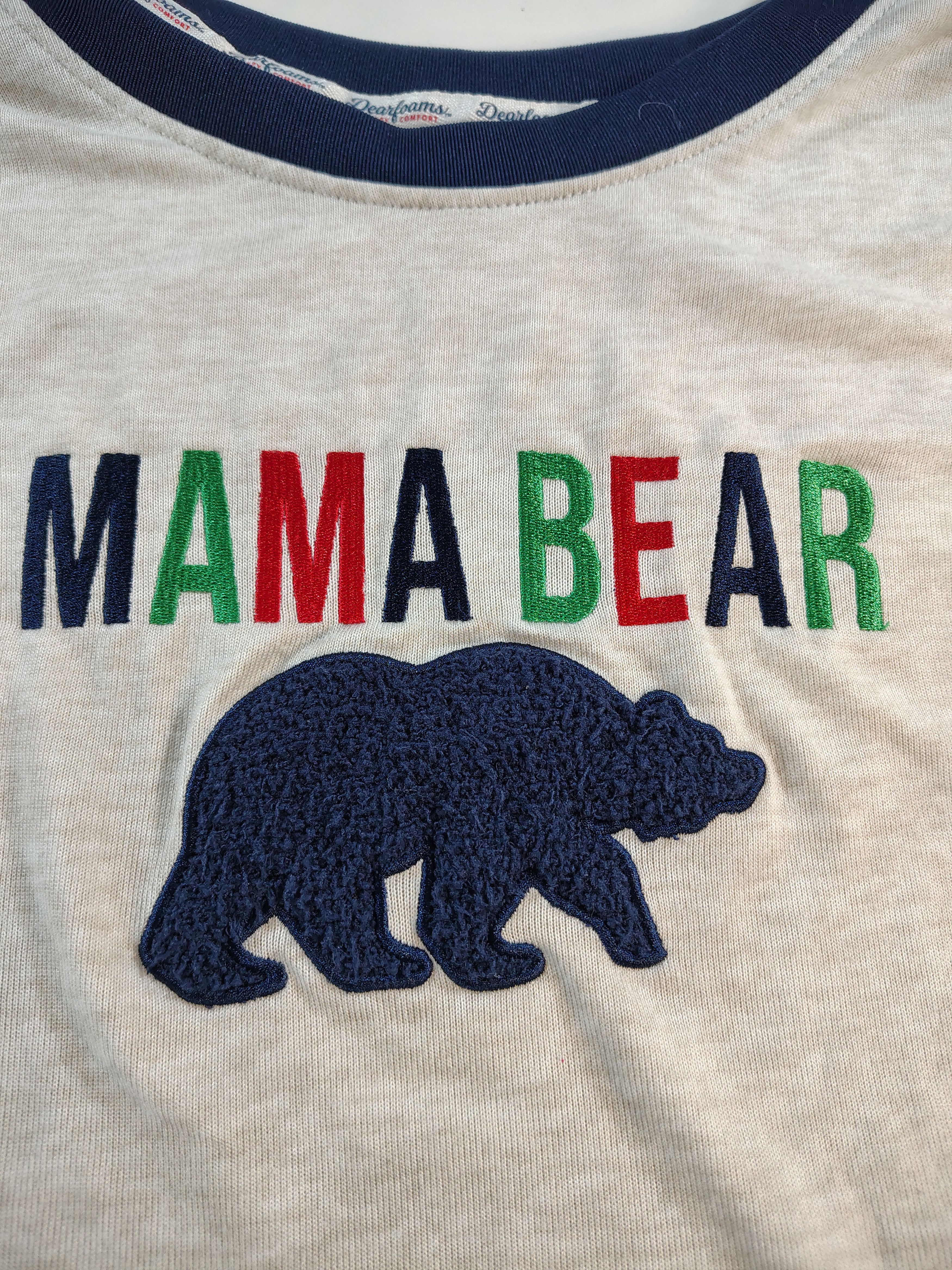 Other Women's Long Sleeve Mama Bear Shirt From Dearfoams Size L / US 10 / IT 46 - 2 Thumbnail