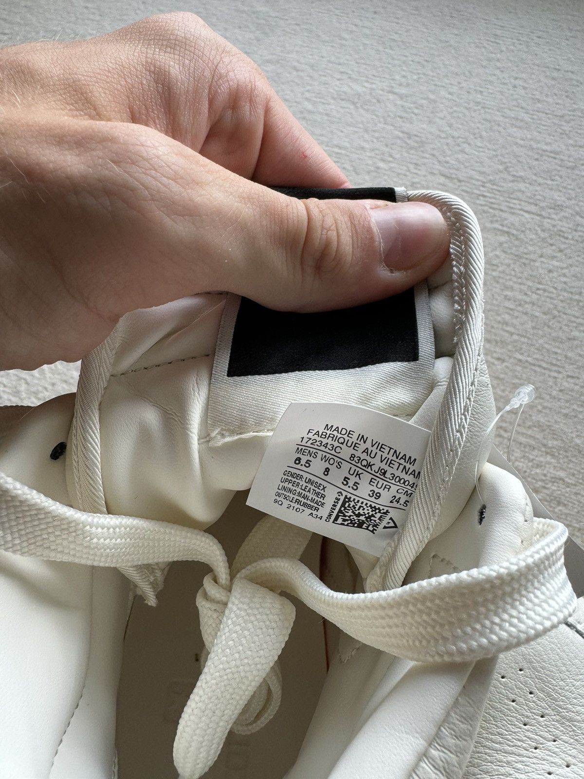 Converse × Rick Owens Drkshdw NEW | TURBOWPN DRKSHDW X CONVERSE WOMENS WHITE/MILK Size US 9 / IT 39 - 5 Thumbnail