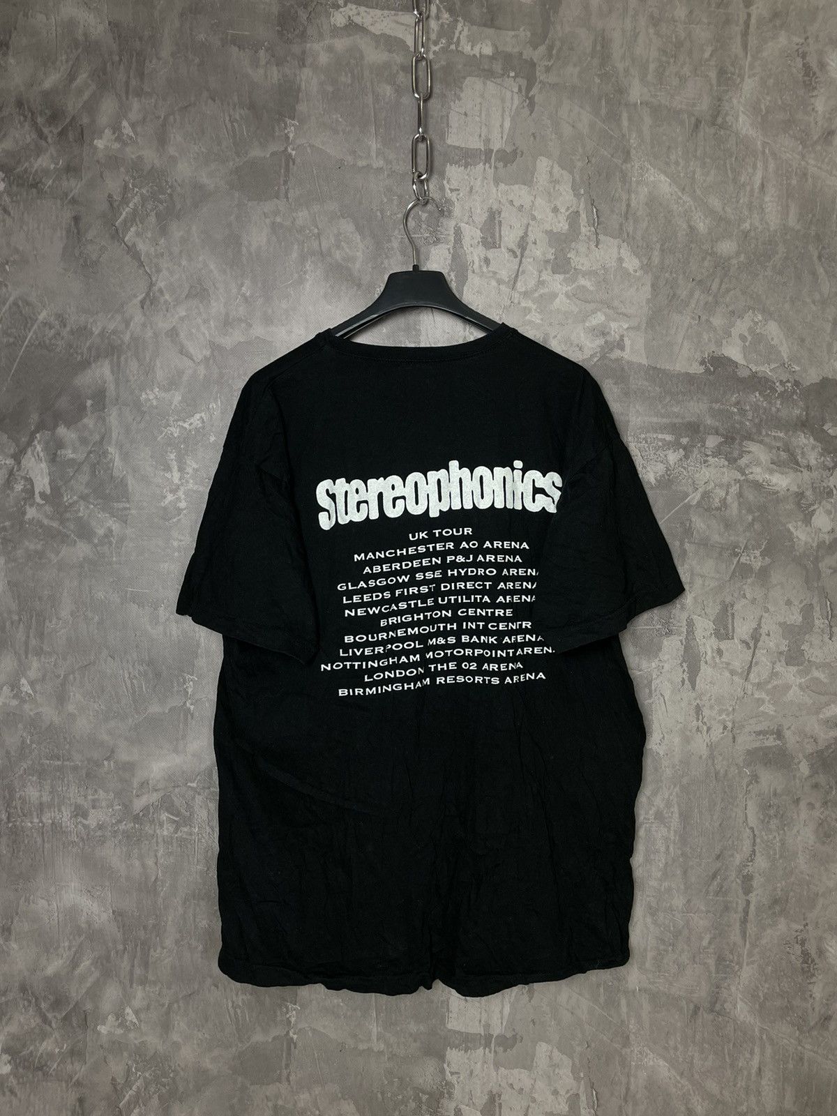 Band Tees × Vintage Vintage Stereophonics 00s Black Rock Band T-shirt Size US XL / EU 56 / 4 - 2 Thumbnail
