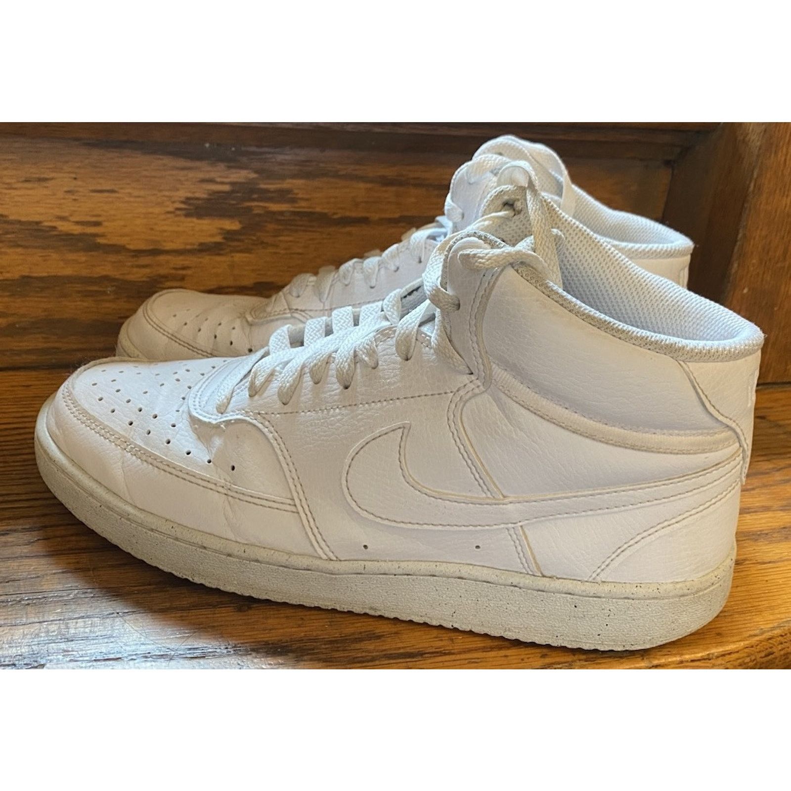Nike Men’s Nike Court Vision Mid White Basketball Sports 8.5 Size US 8.5 / EU 41-42 - 3 Thumbnail