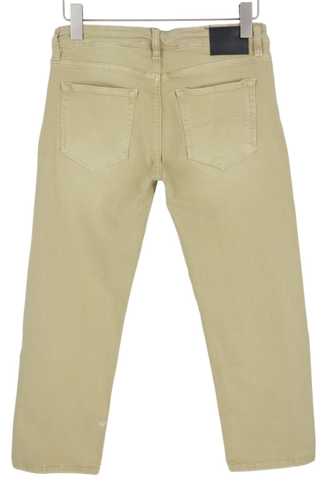 R13 BOY STRAIGHT 28 Khaki Stretchy Faded Ankle Casual 86300 Size 28" / US 6 / IT 42 - 4 Thumbnail