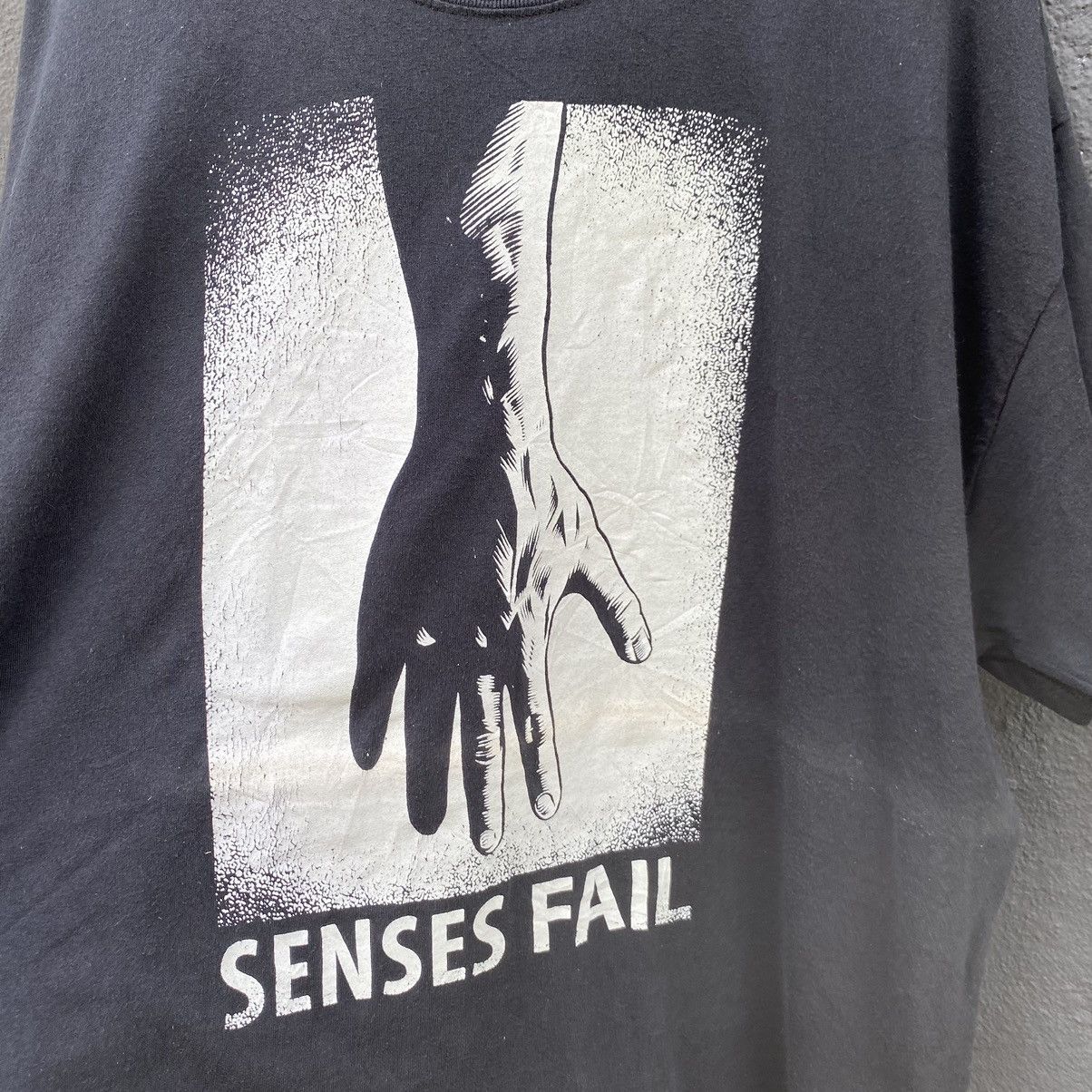 Band Tees Vintage Y2K Faded Senses Fail Post Hardcore ERD GRUNGE TEE Size US XXL / EU 58 / 5 - 3 Thumbnail