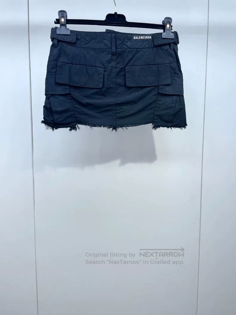 Balenciaga Balenciaga Ripped Mini Skirt Size 33" - 1 Thumbnail