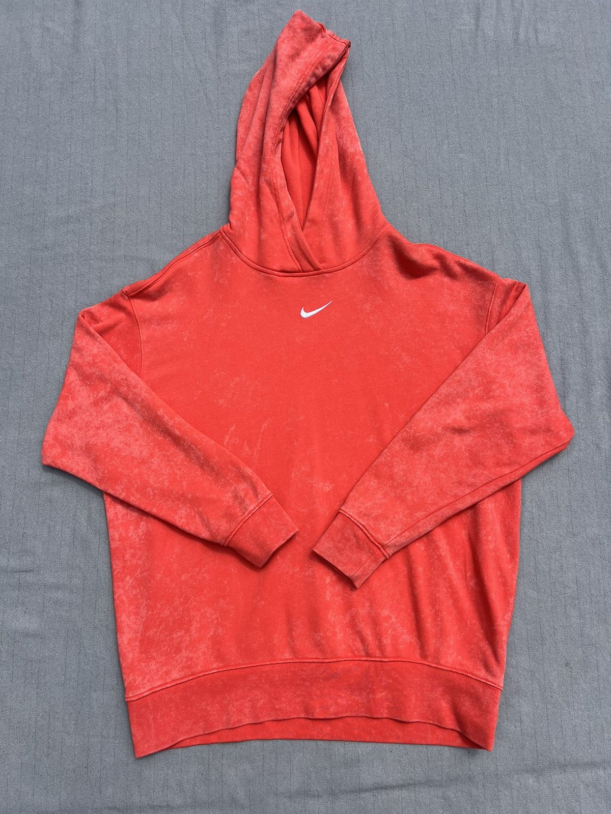 Nike × Nike ACG Nike Center Swoosh Pink/Red Tie Dye Hoodie Sweatshirt Vtg Size US S / EU 44-46 / 1 - 1 Thumbnail