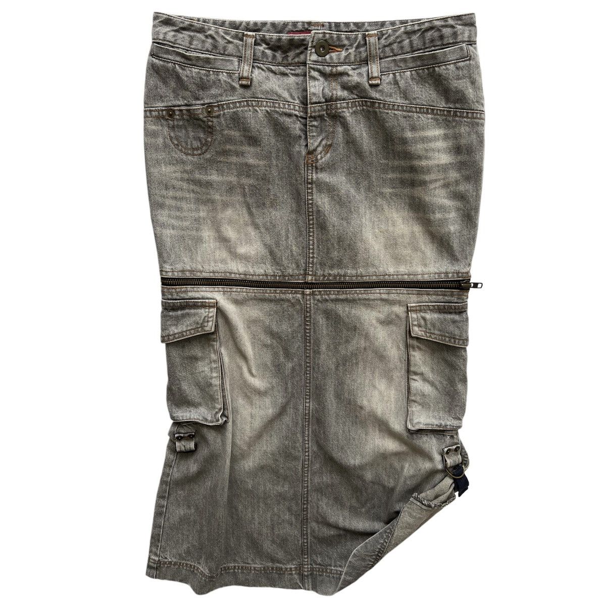 Japanese Brand × Le Grande Bleu (L.G.B.) ‘EDGE ON ALL’ 2WAYS CARGO JEANS Size 29" - 4 Thumbnail