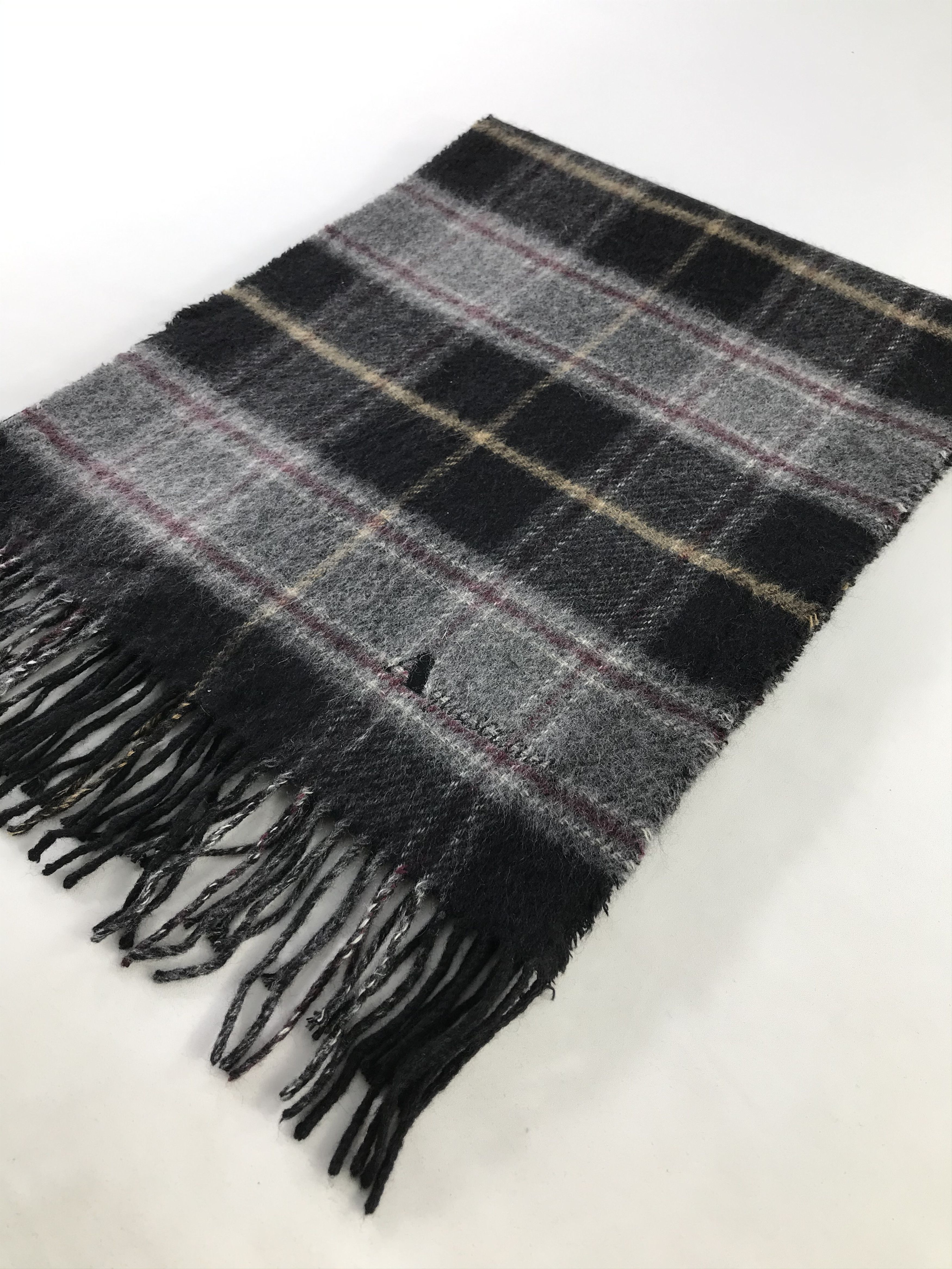 Aquascutum × Vintage Aquascutum Scarf / Muffler / Neckwear - WW2224 Size ONE SIZE - 3 Thumbnail