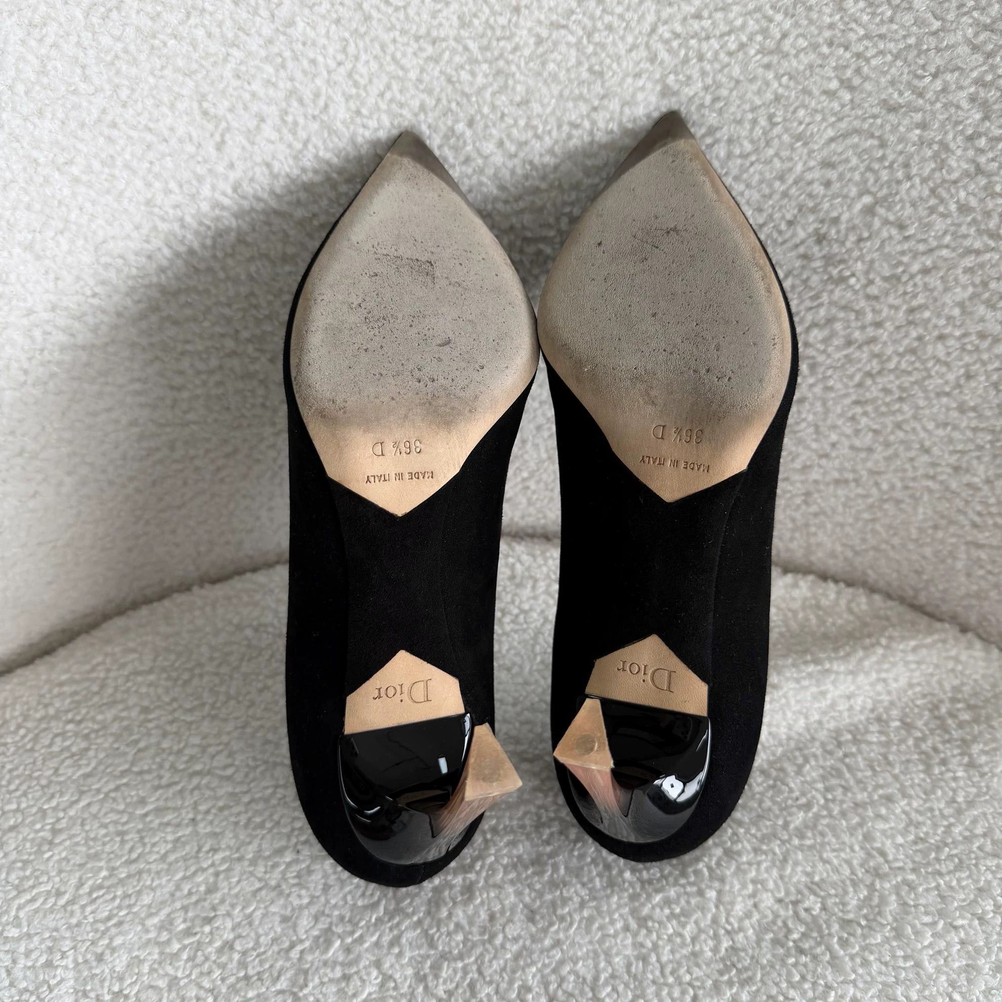 Dior Dior Black Pumps 36.5 3427 Size US 6 / IT 36 - 7 Thumbnail