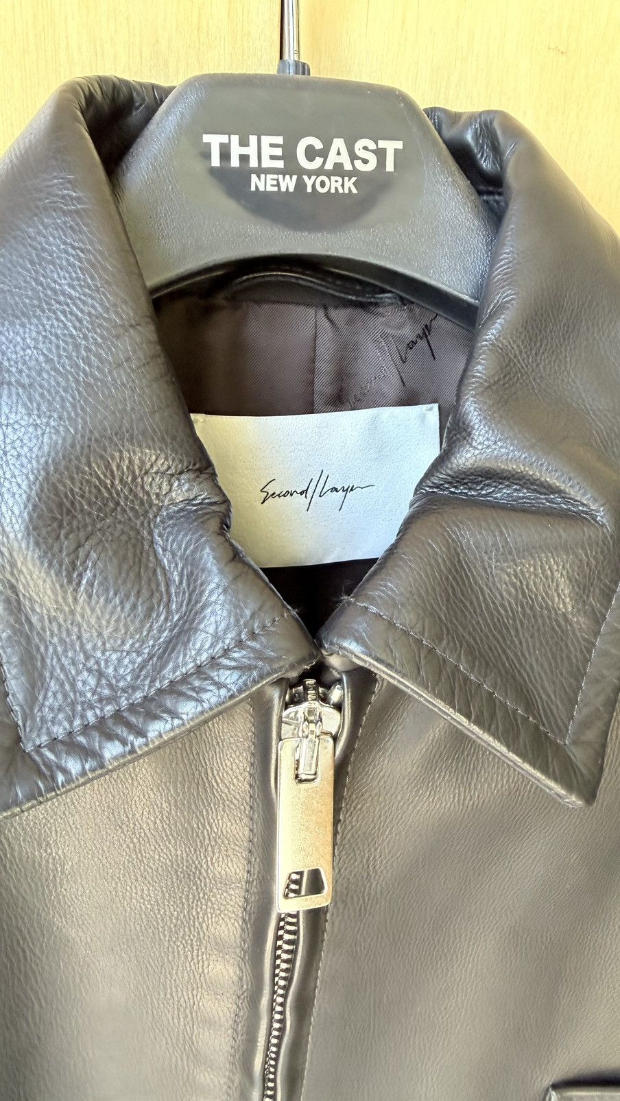 Second/Layer Second/Layer Black Leather “Rider” Mechanic Moto Jacket - M Size US M / EU 48-50 / 2 - 4 Thumbnail
