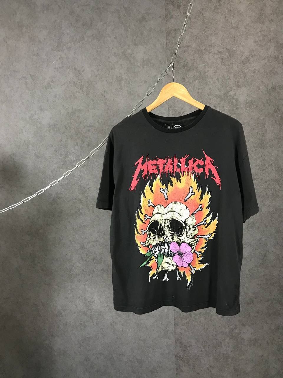 Band Tees Metallica rock band skulls oversized tee Size US M / EU 48-50 / 2 - 1 Thumbnail