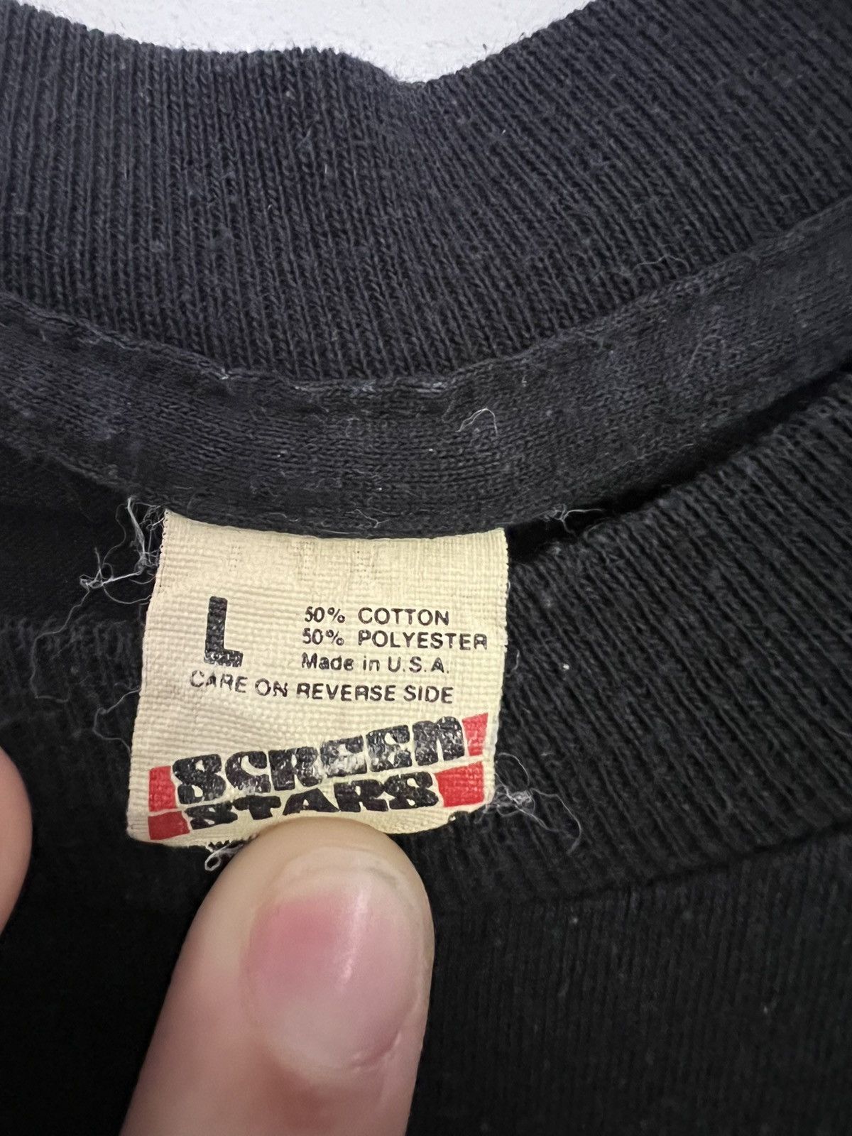 Other Vintage Randy Travis 1989 Tour Concert Black Shirt Country Size US L / EU 52-54 / 3 - 5 Thumbnail