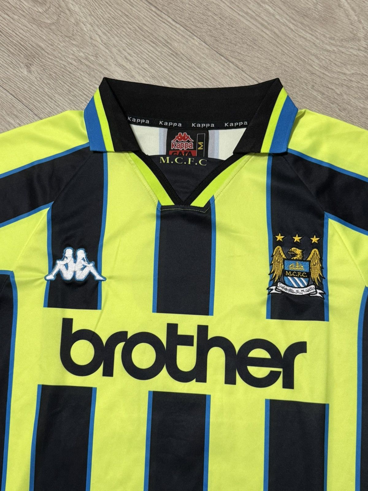 Kappa 🔷Retro Kappa Manchester City 1998/99 Soccer jersey🔷 Size US M / EU 48-50 / 2 - 3 Thumbnail