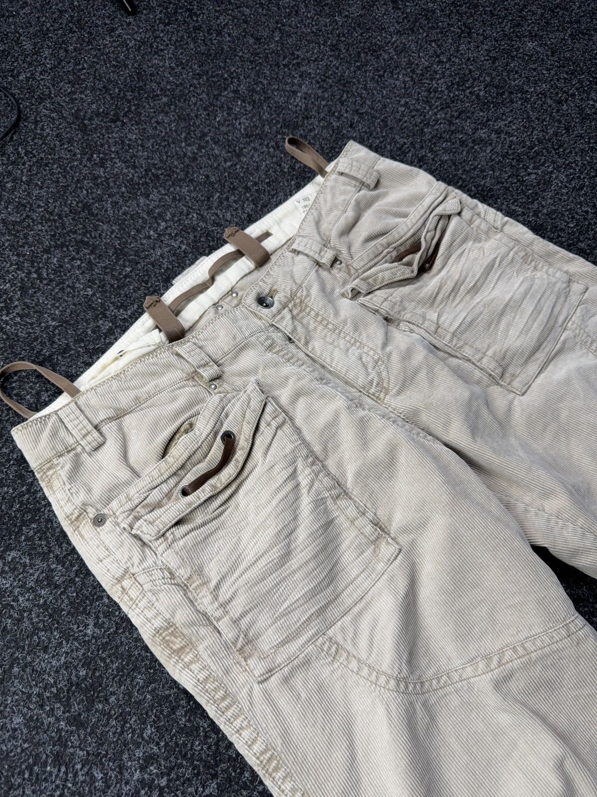 Japanese Brand Wisdom WSF Corduroy Utility Cargo Pants Military Techwear Size US 38 / EU 54 - 6 Thumbnail