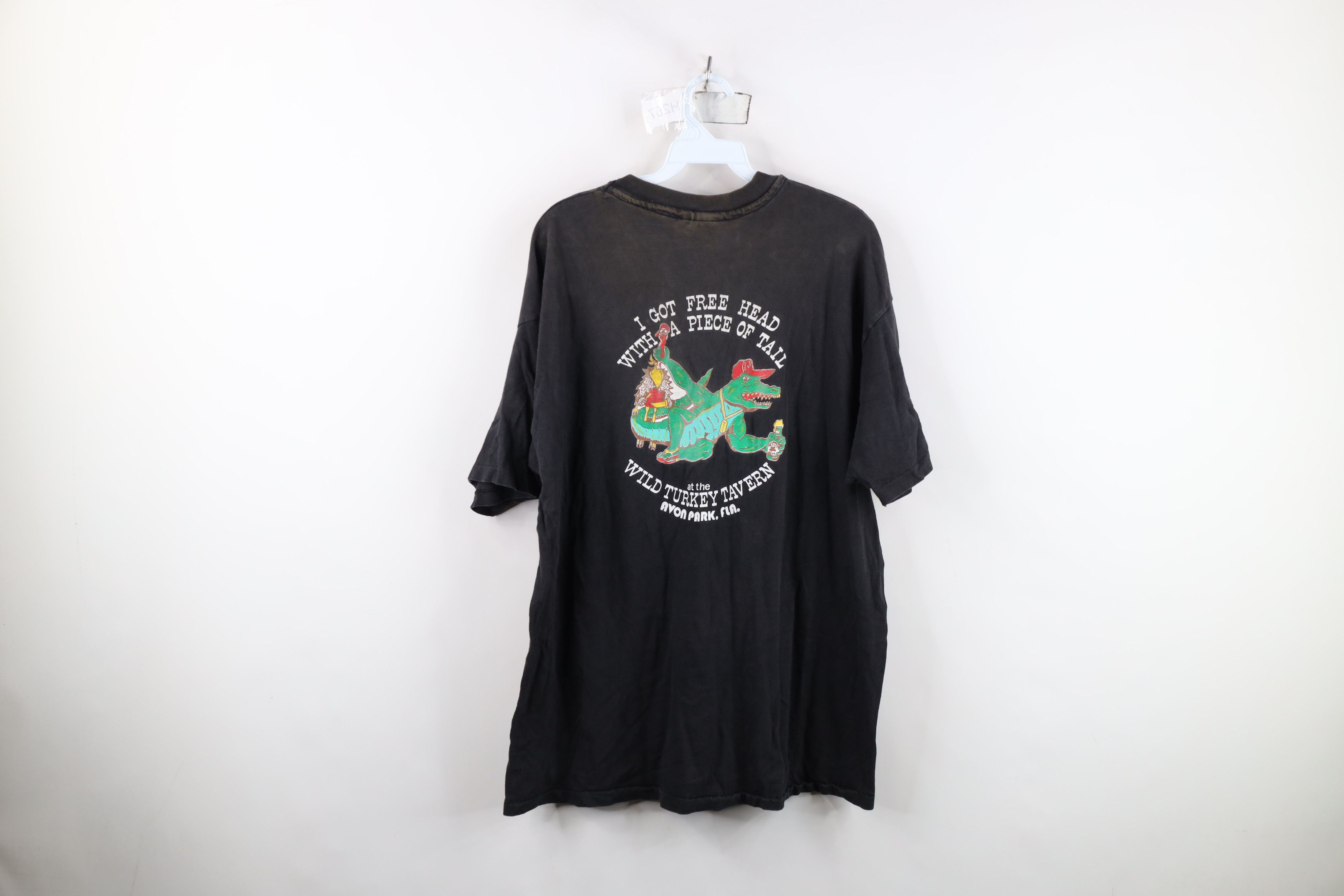 Vintage Vintage 90s Streetwear Tail Wild Turkey Tavern T-Shirt USA Size US XL / EU 56 / 4 - 12 Thumbnail
