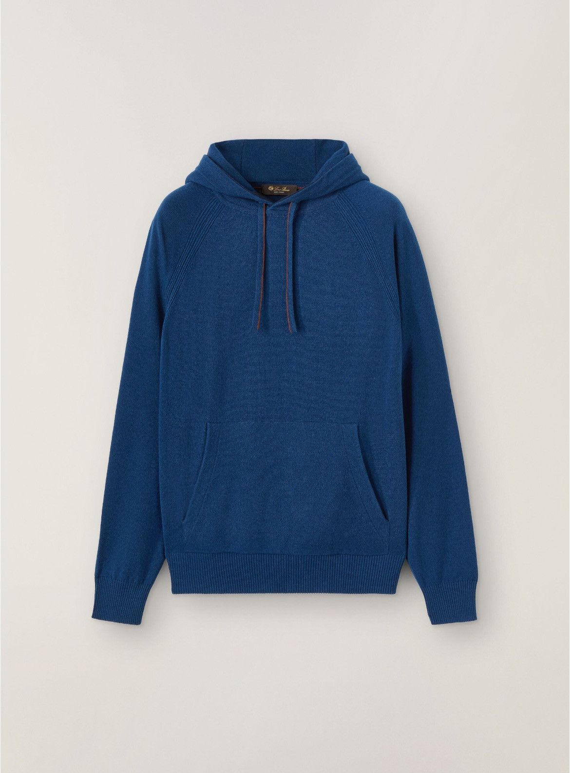 Loro Piana o1srvl11e1124 Plain-Knit Hoodie in Blue Size US XL / EU 56 / 4 - 1 Preview