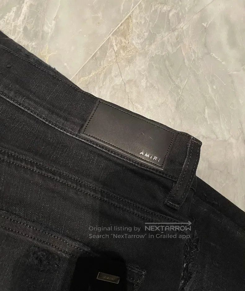 Amiri Amiri Classic Plaid Flower Patchwork Black Bull Size 34 Size US 34 / EU 50 - 3 Thumbnail