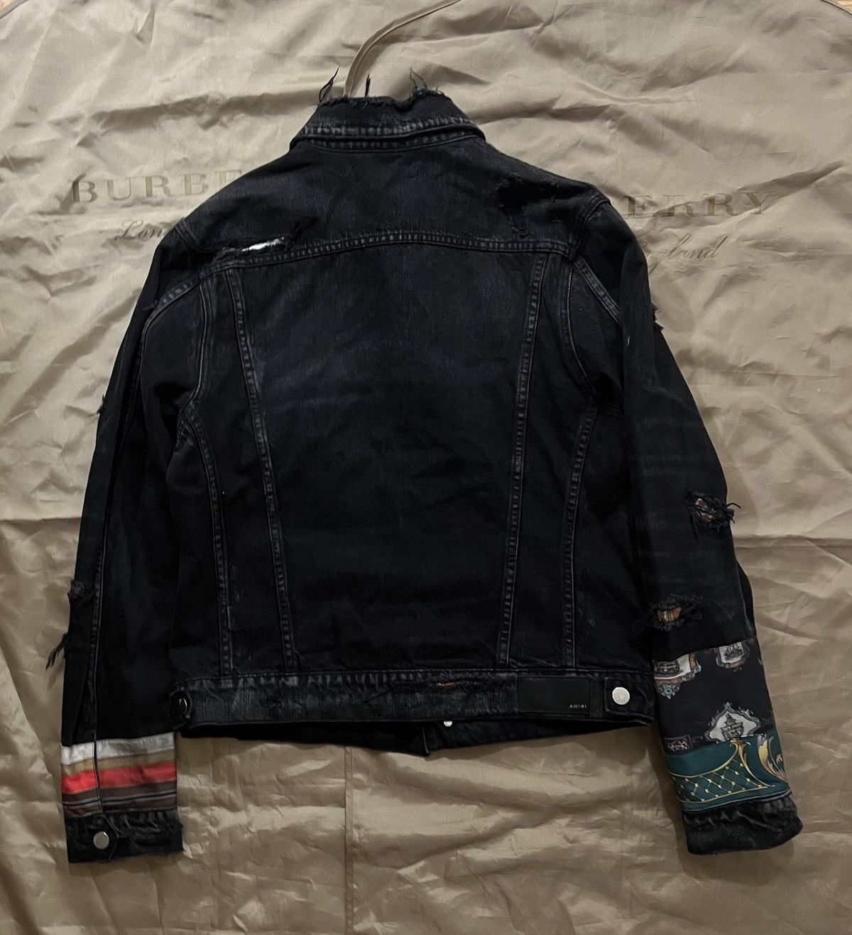 Amiri AMIRI PATCH SCARVES TRUCKER JACKET ANTIQUE size L $2500 Size US M / EU 48-50 / 2 - 8 Thumbnail