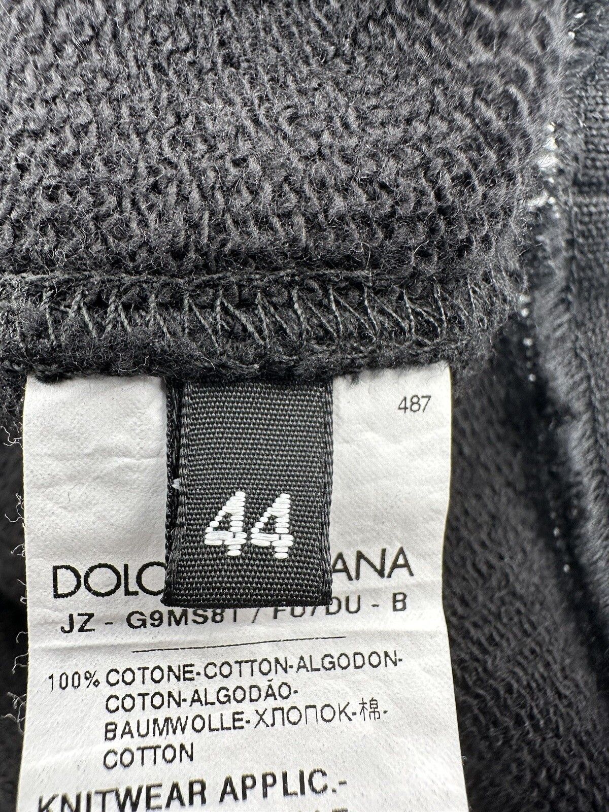 Dolce & Gabbana Size-EU-44/XS New Dolce&Gabbana Men's Sweatshirt Size US S / EU 44-46 / 1 - 7 Thumbnail