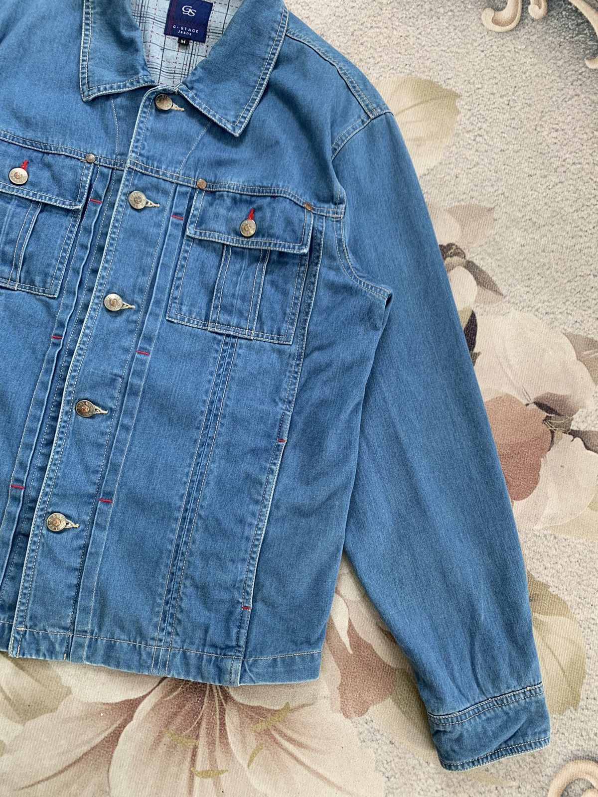 Japanese Brand GS G-Stage Jeans Pleated Centre Style Jacket Size US M / EU 48-50 / 2 - 4 Thumbnail