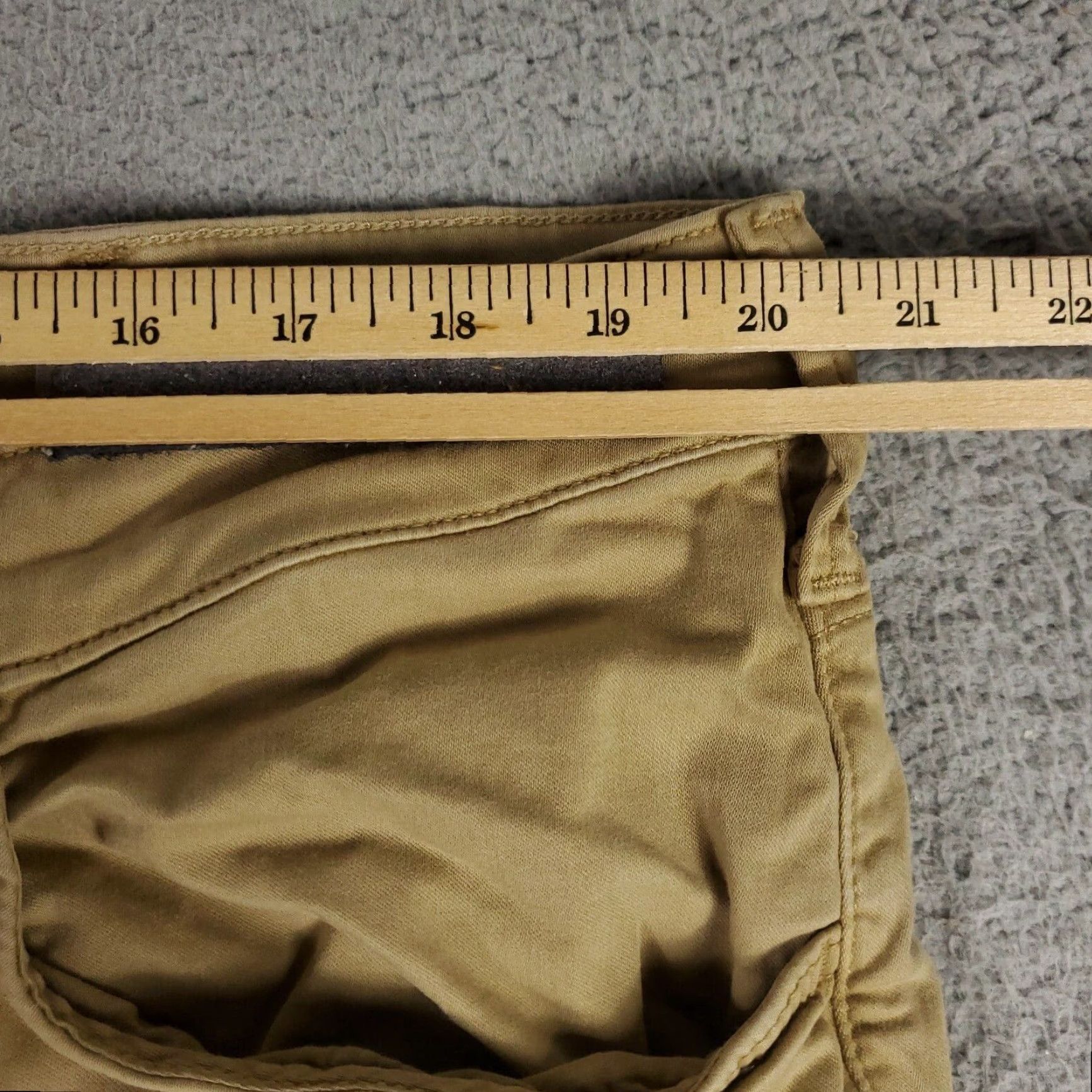 Vintage Mavi Jeans Mens Straight Leg Pants Beige Size 42x28 Regular Fit Cotton Mens Size US 42 / EU 58 - 3 Thumbnail