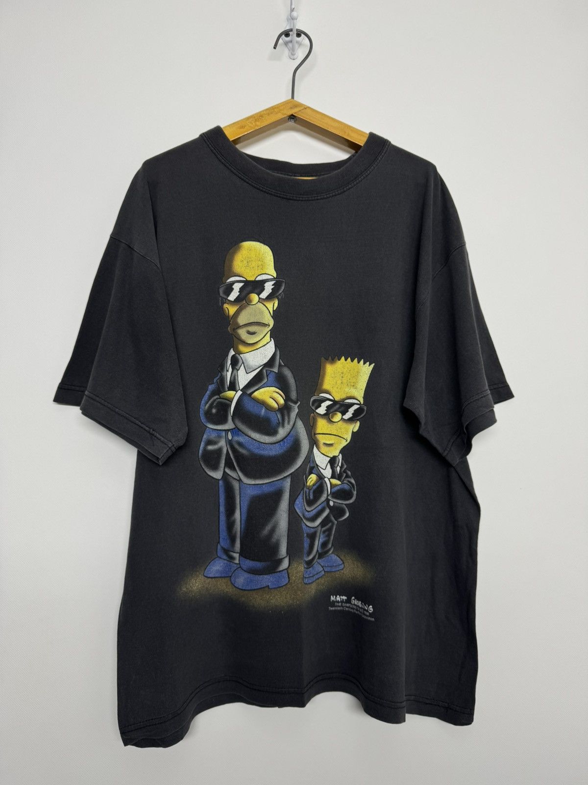 The Simpsons Vintage the Simpsons t-shirt Men in Black MIB Size US L / EU 52-54 / 3 - 1 Thumbnail