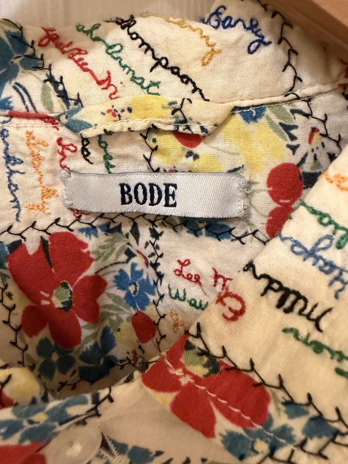 Bode Bode newyork button up shirt Size US M / EU 48-50 / 2 - 3 Thumbnail