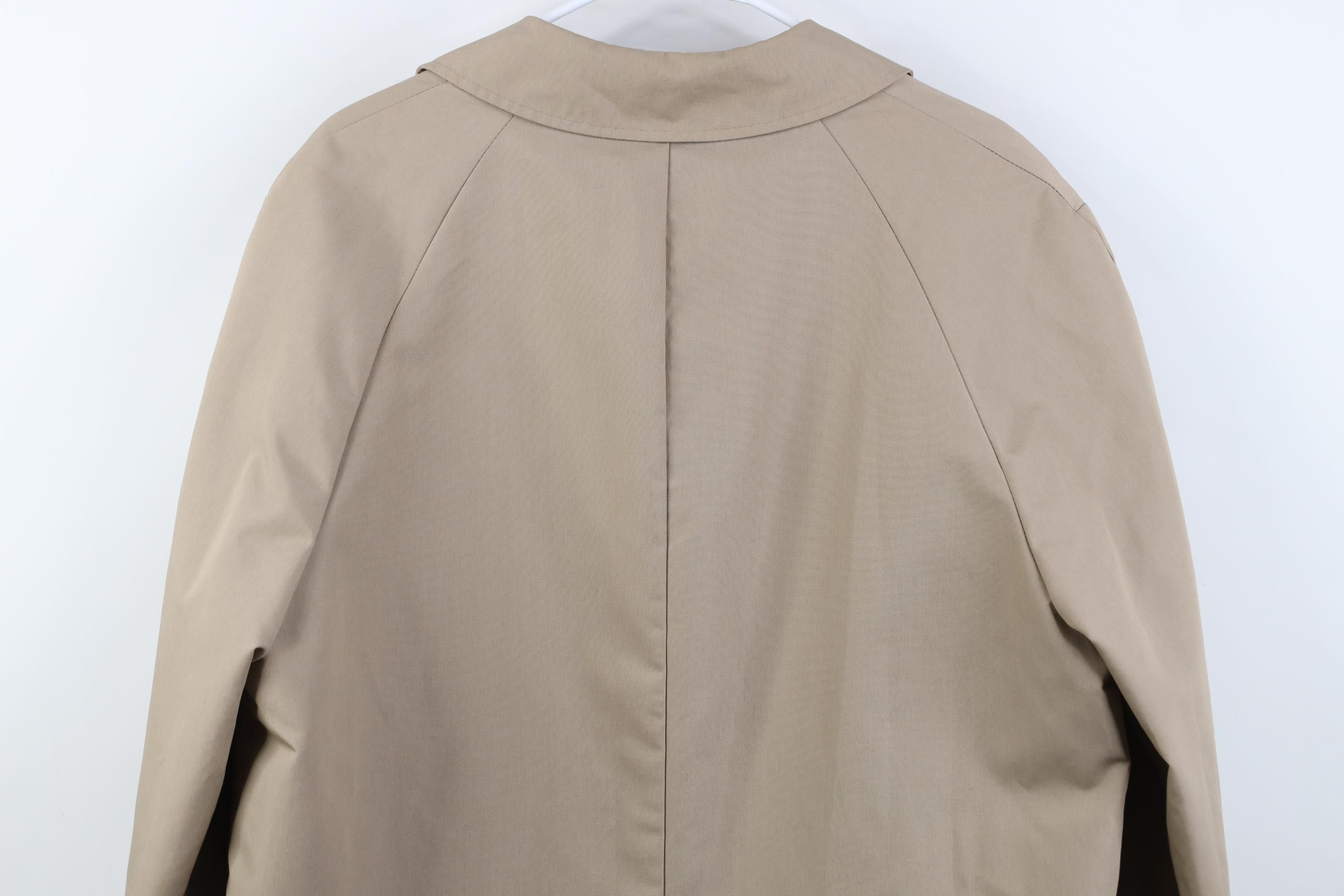 Vintage Vintage 70s Streetwear Trench Coat Rain Jacket Beige USA Size US XXL / EU 58 / 5 - 18 Thumbnail
