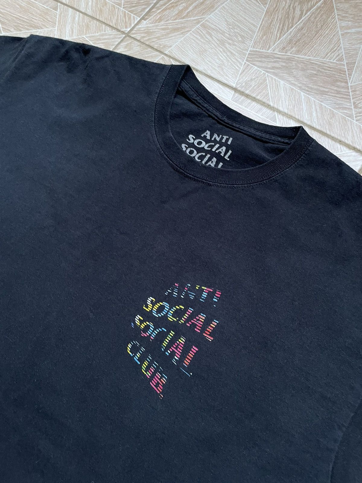 Anti Social Social Club × Vintage Anti Social Social Club ASSC Rainbow Blinds Logo USA Made XL Size US XL / EU 56 / 4 - 3 Thumbnail
