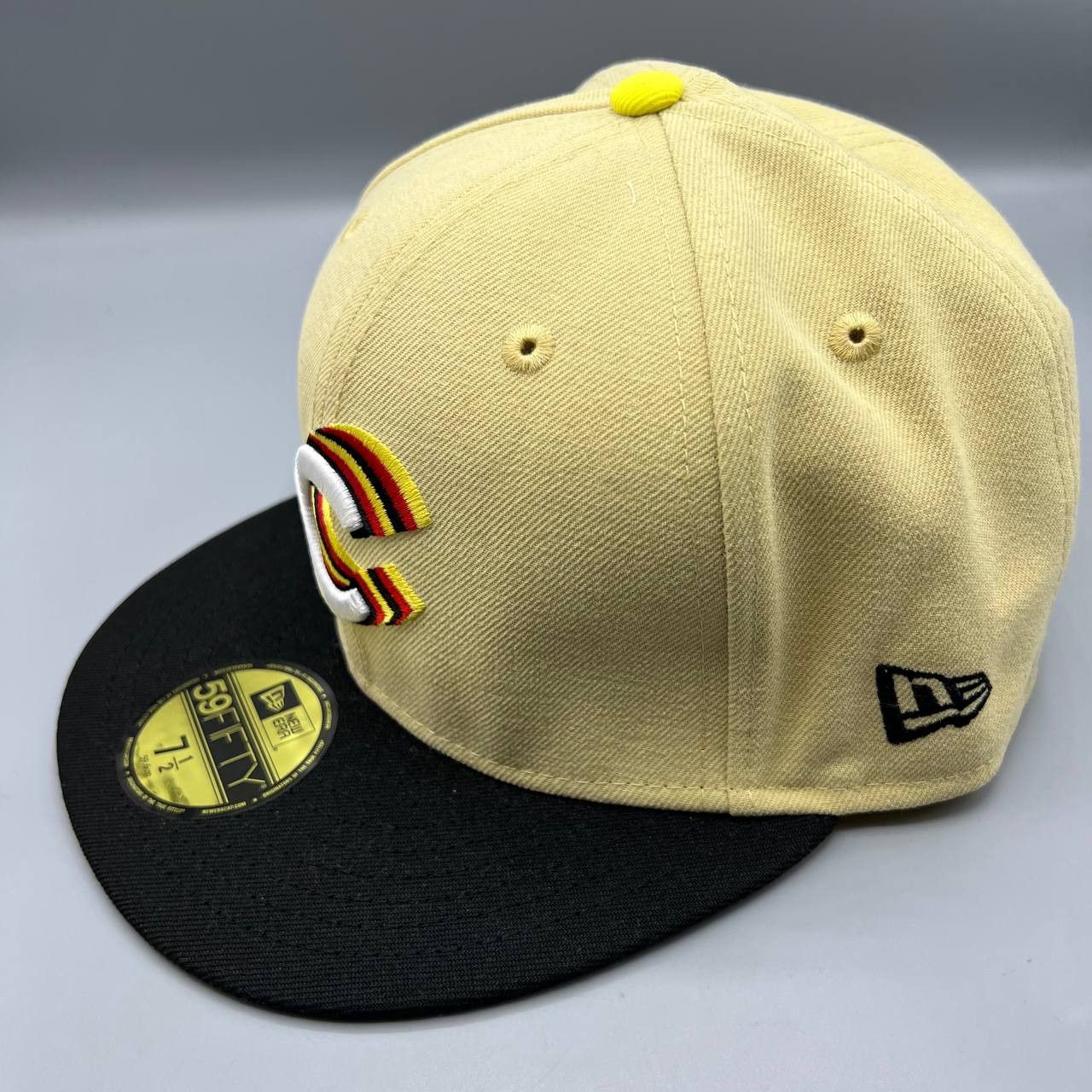 New Era Chicago Cubs Hat Men 7 1/2 59Fifty New Era MLB Fitted Cap Size ONE SIZE - 3 Thumbnail