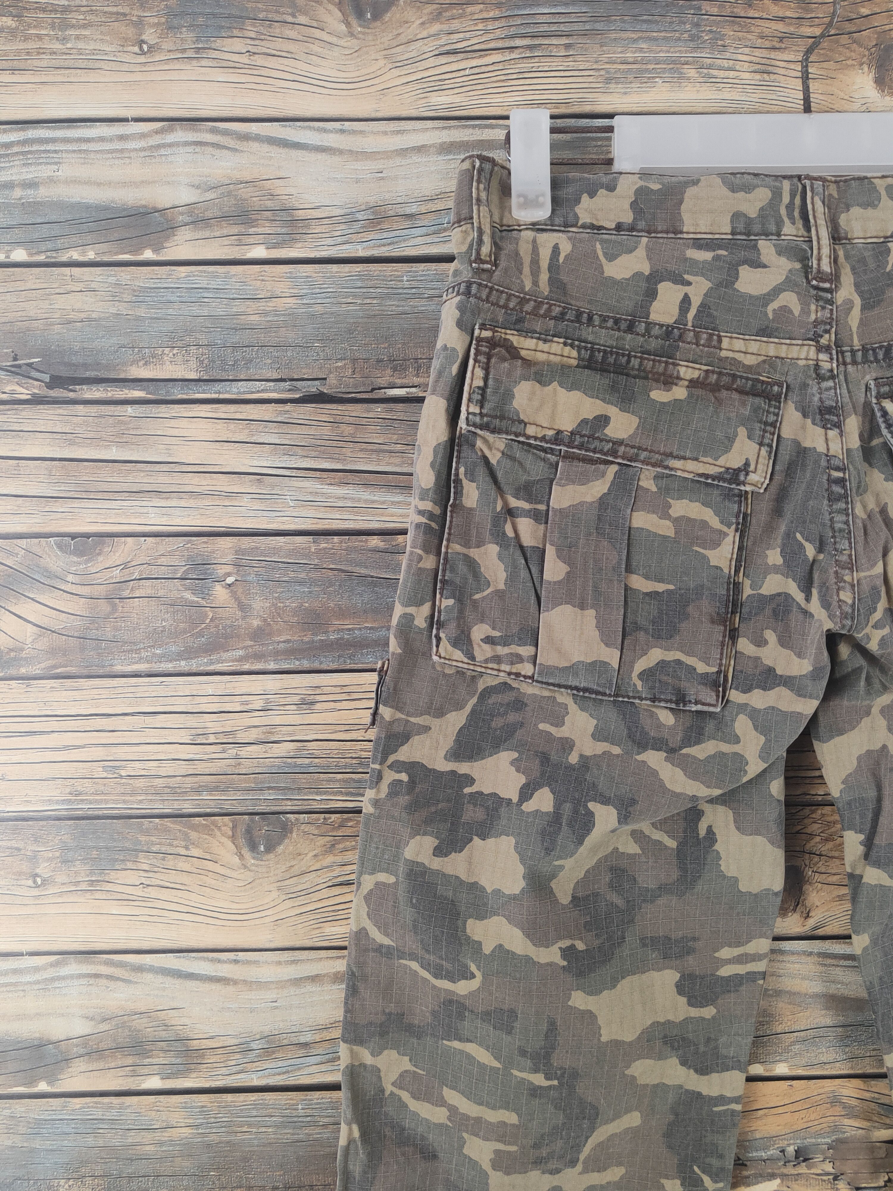 X-Girl DL x-girl Camouflage Multipocket Tactical Cargo Pants #2035 Size 29" - 8 Thumbnail