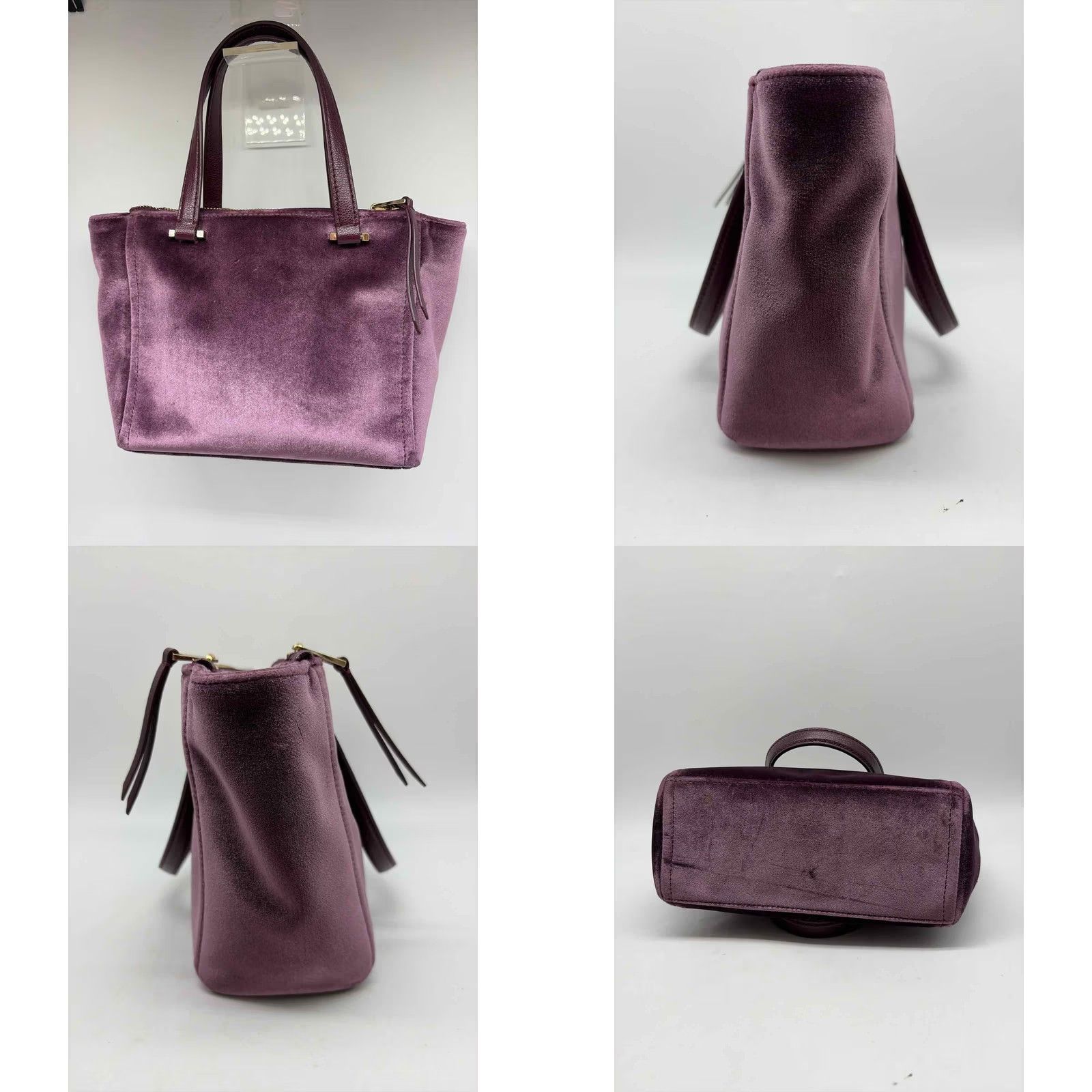 Vintage Kate Spade Purple Shoulder Bag Size ONE SIZE - 8 Thumbnail