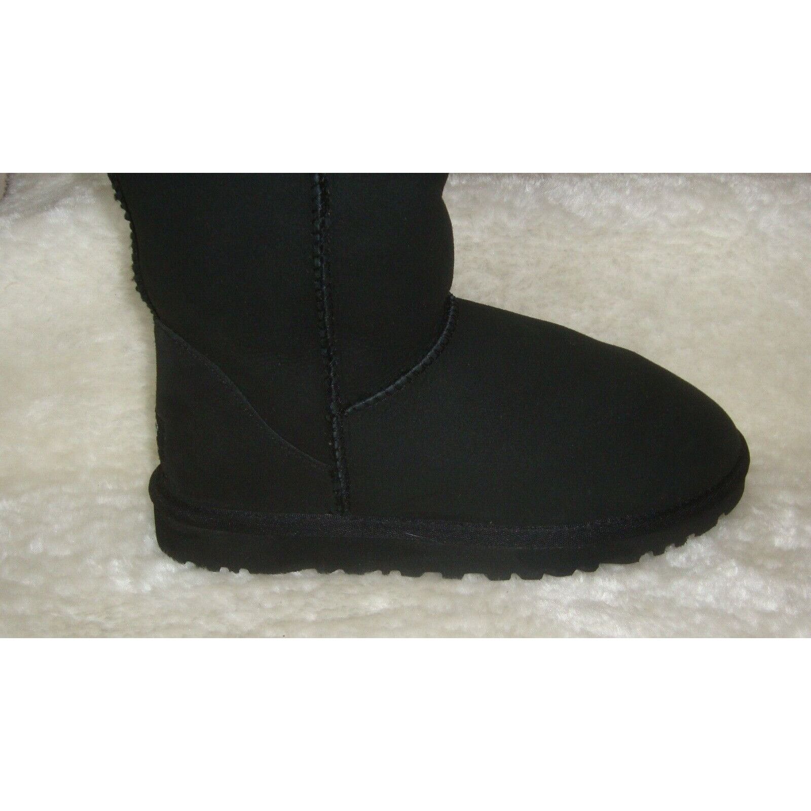 Ugg UGG Australia Classic Tall Black Suede Fur Boots Women Size Size US 6 / IT 36 - 4 Thumbnail