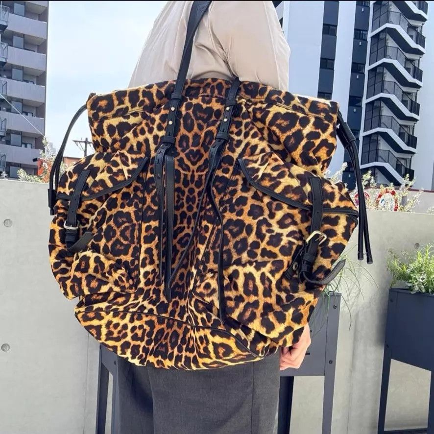 Dries Van Noten Dries Van Noten Leopard Print Cargo Tote Bag Size ONE SIZE - 5 Thumbnail