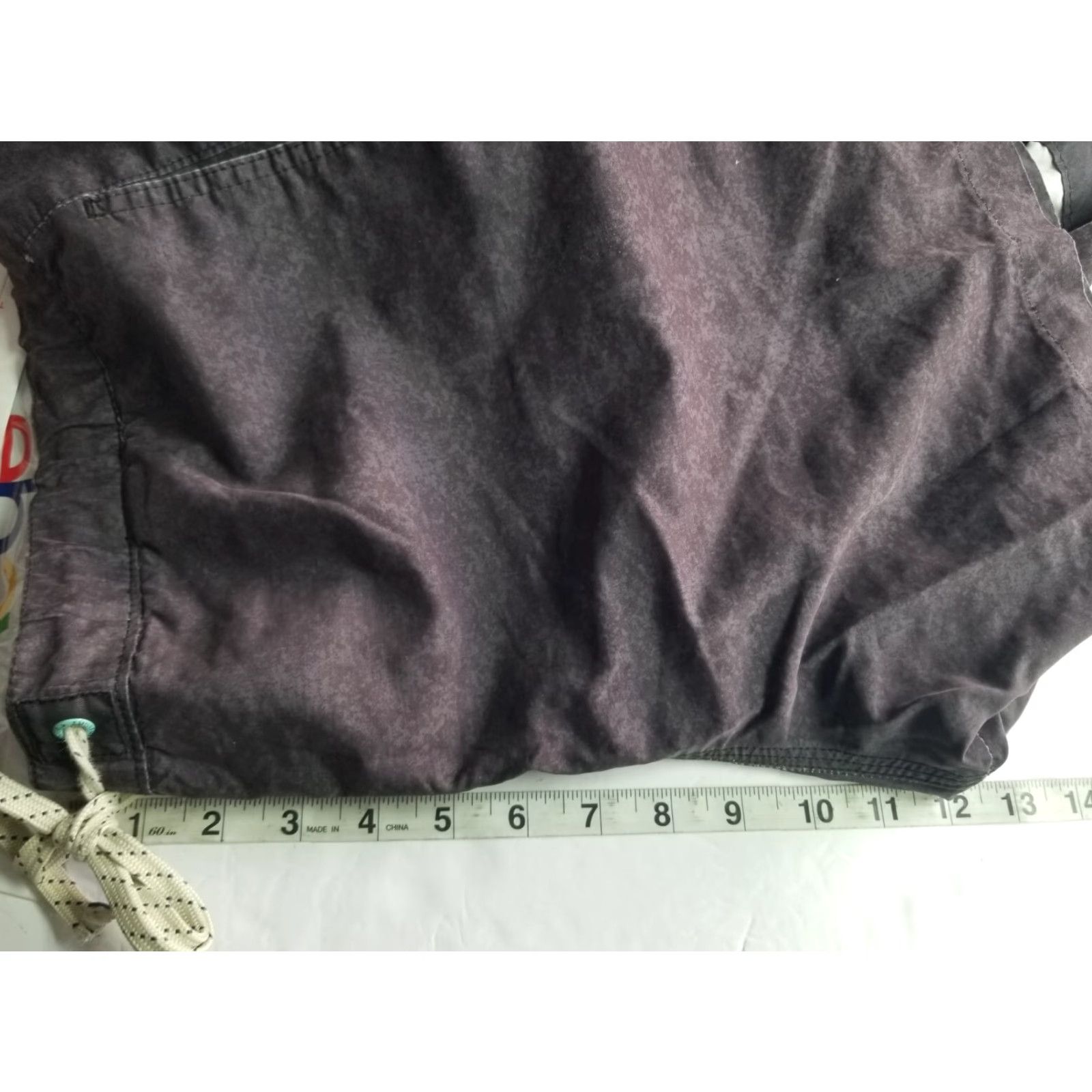 Vintage Modern Amusement Swim Trunks Men Bottom Medium Gray Board Shorts Quick Dry Drawstring Lightweight Beach Surf 90s? Size ONE SIZE - 4 Thumbnail
