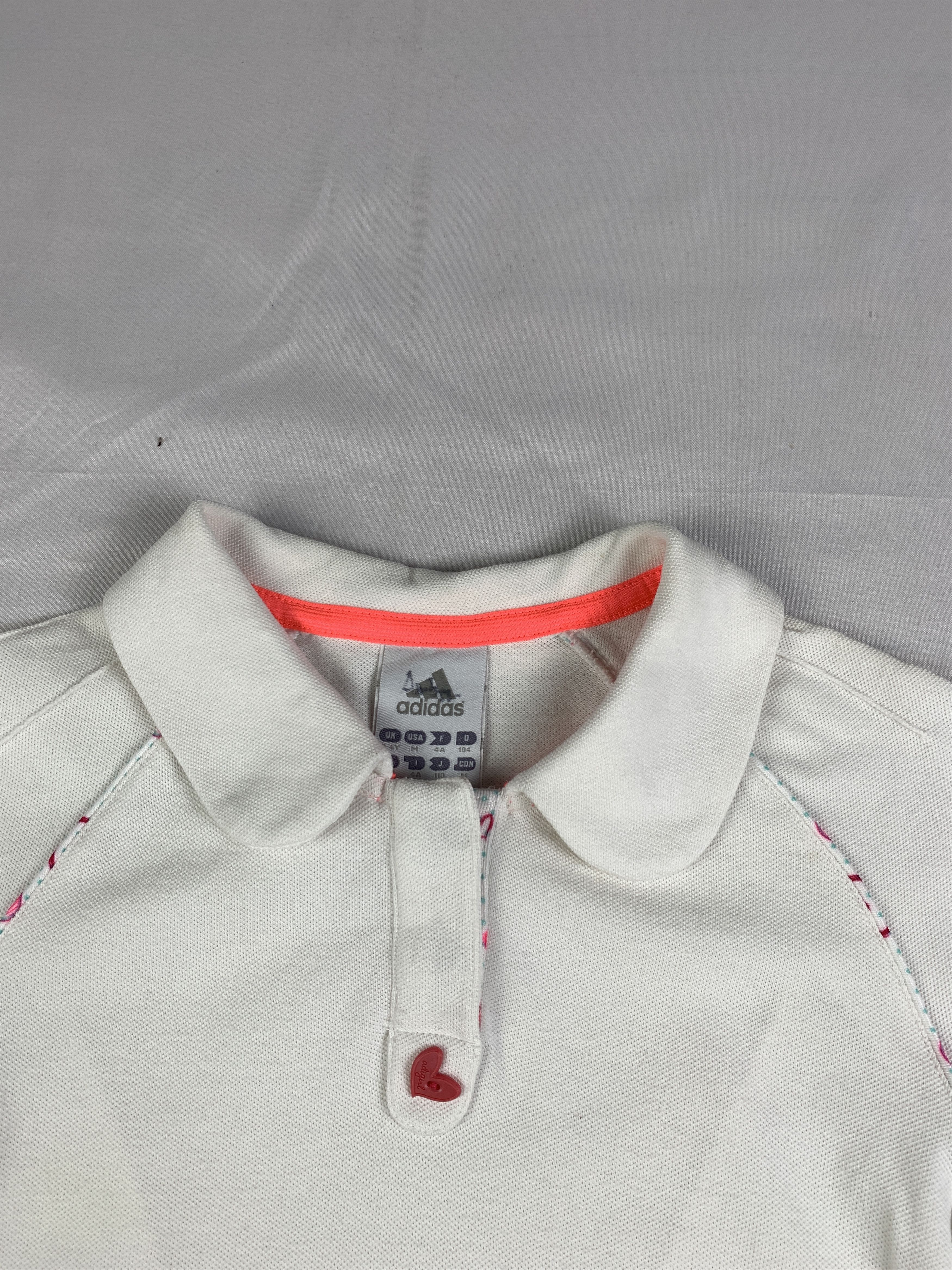 Adidas 2008 Adidas White Baby Polo (XXS) Size XXS / US 00 / IT 34 - 4 Thumbnail