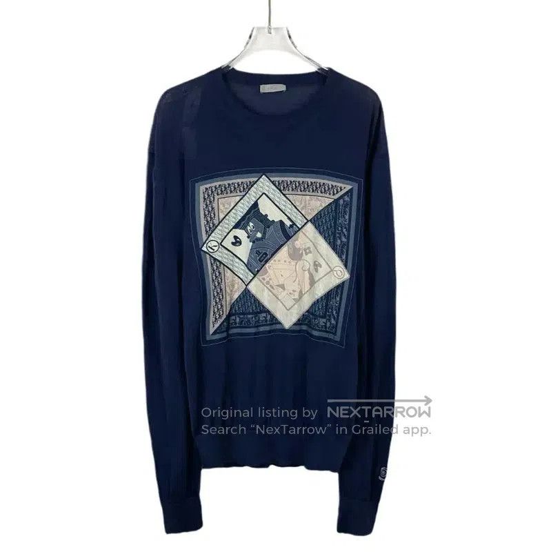 Dior Dior Wool Pullover in Navy XL Size . Size US XL / EU 56 / 4 - 1 Thumbnail