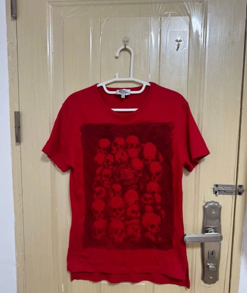 Vivienne Westwood Vivienne Westwood Red skeleton short-sleeved T-shirt Size M / US 6-8 / IT 42-44 - 4 Thumbnail