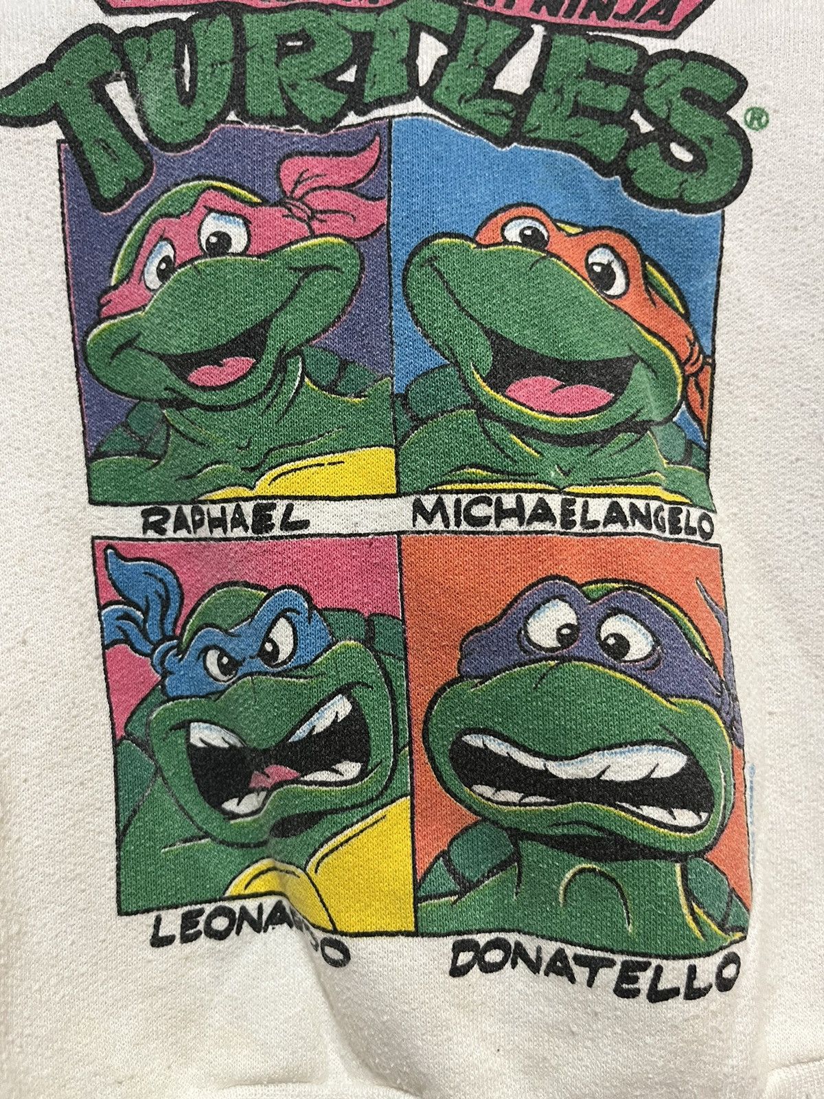 Vintage Kids Vintage 90s Ninja Turtles Crew Neck Size US XXS / EU 40 - 4 Thumbnail