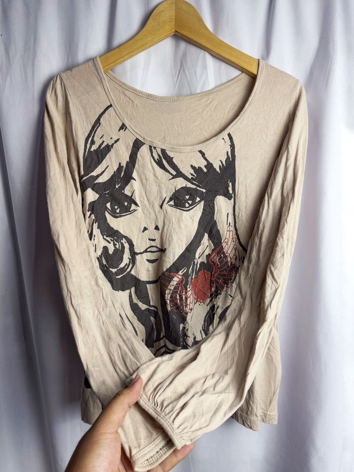Cop Copine 2000s Japanese Long Sleeve Cute Girl Size M / US 6-8 / IT 42-44 - 2 Thumbnail